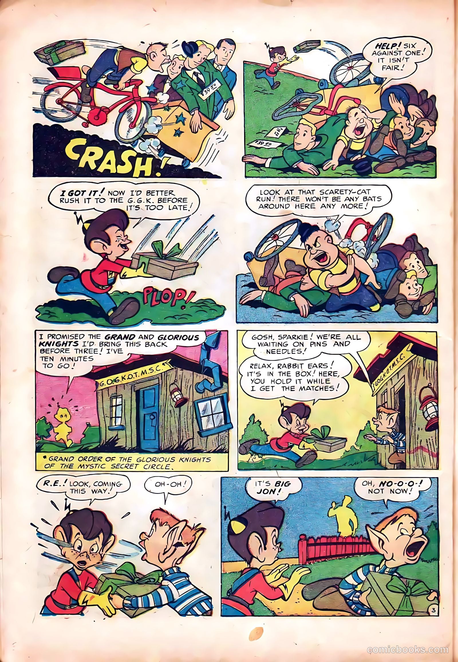 Sparkle Comics #4 (1952) — page 12 of 36
