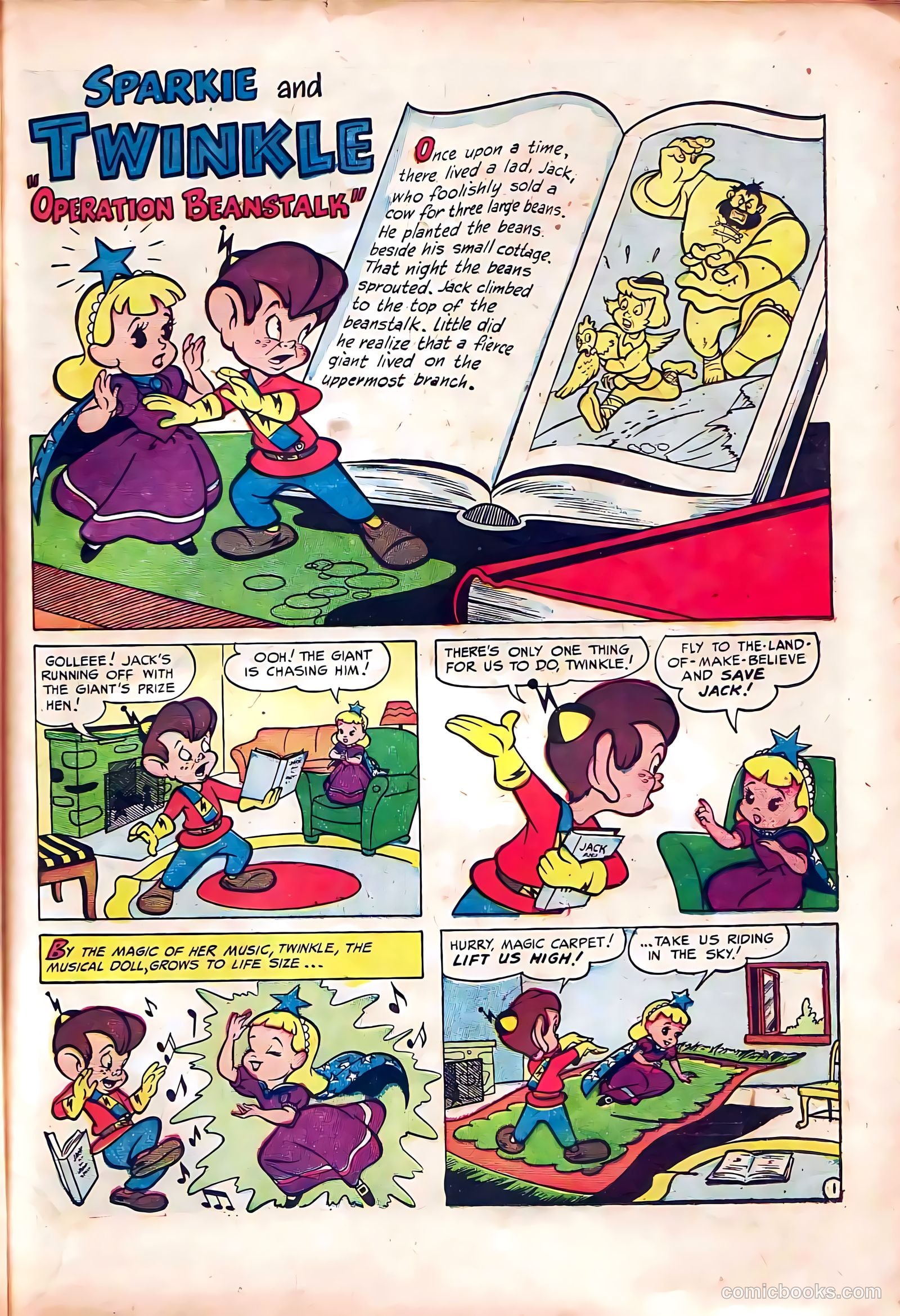 Sparkle Comics #4 (1952) — page 19 of 36