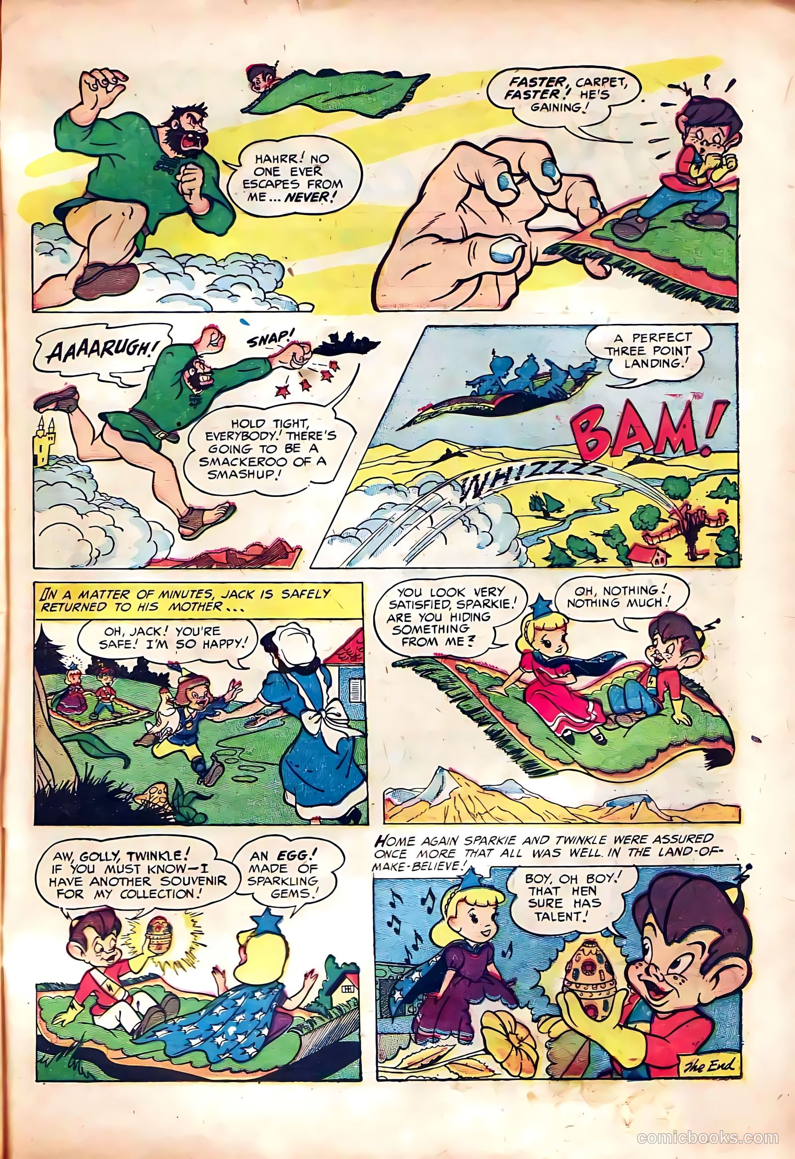 Sparkle Comics #4 (1952) — page 25 of 36