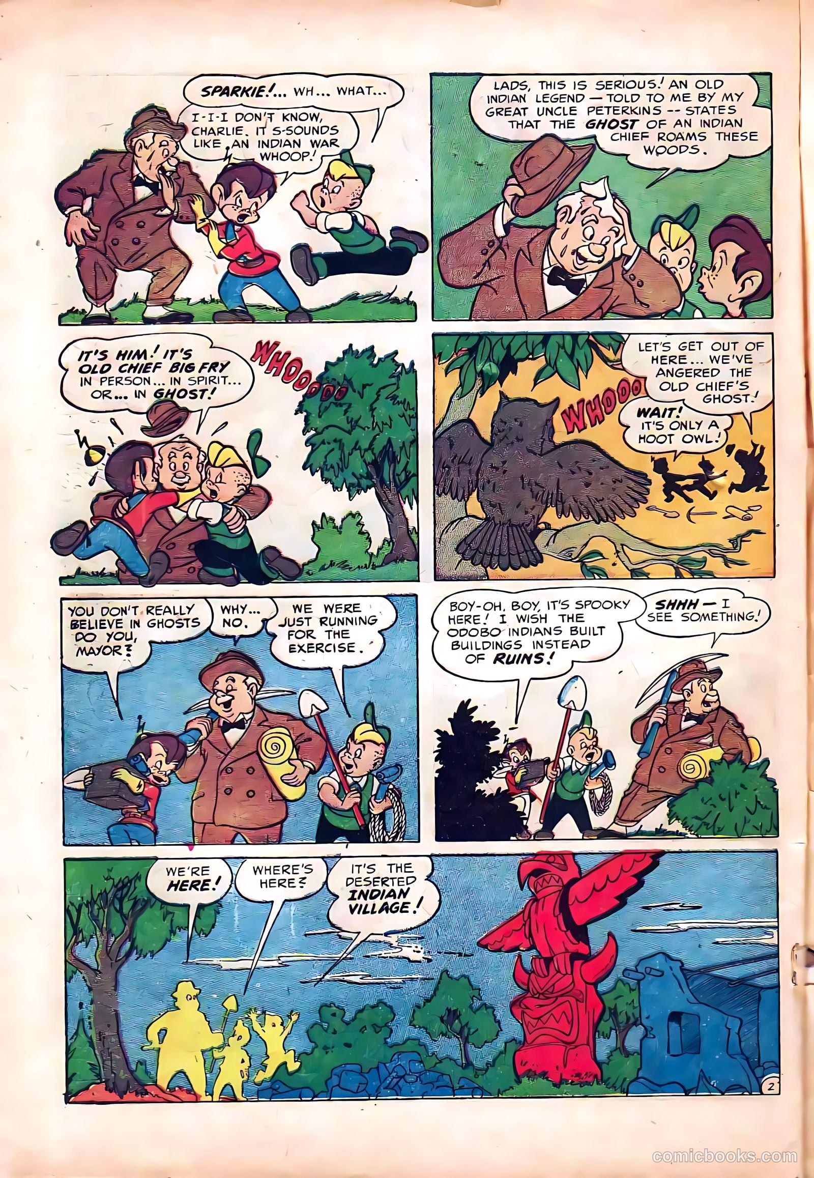 Sparkle Comics #4 (1952) — page 28 of 36