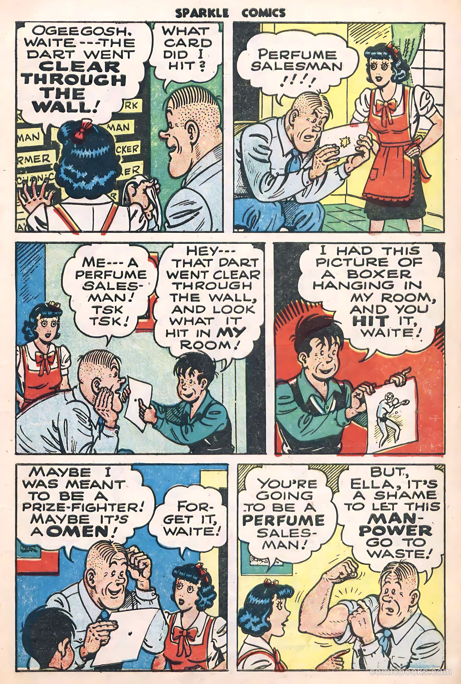 Sparkle Comics #1 (1948) — page 3 of 29