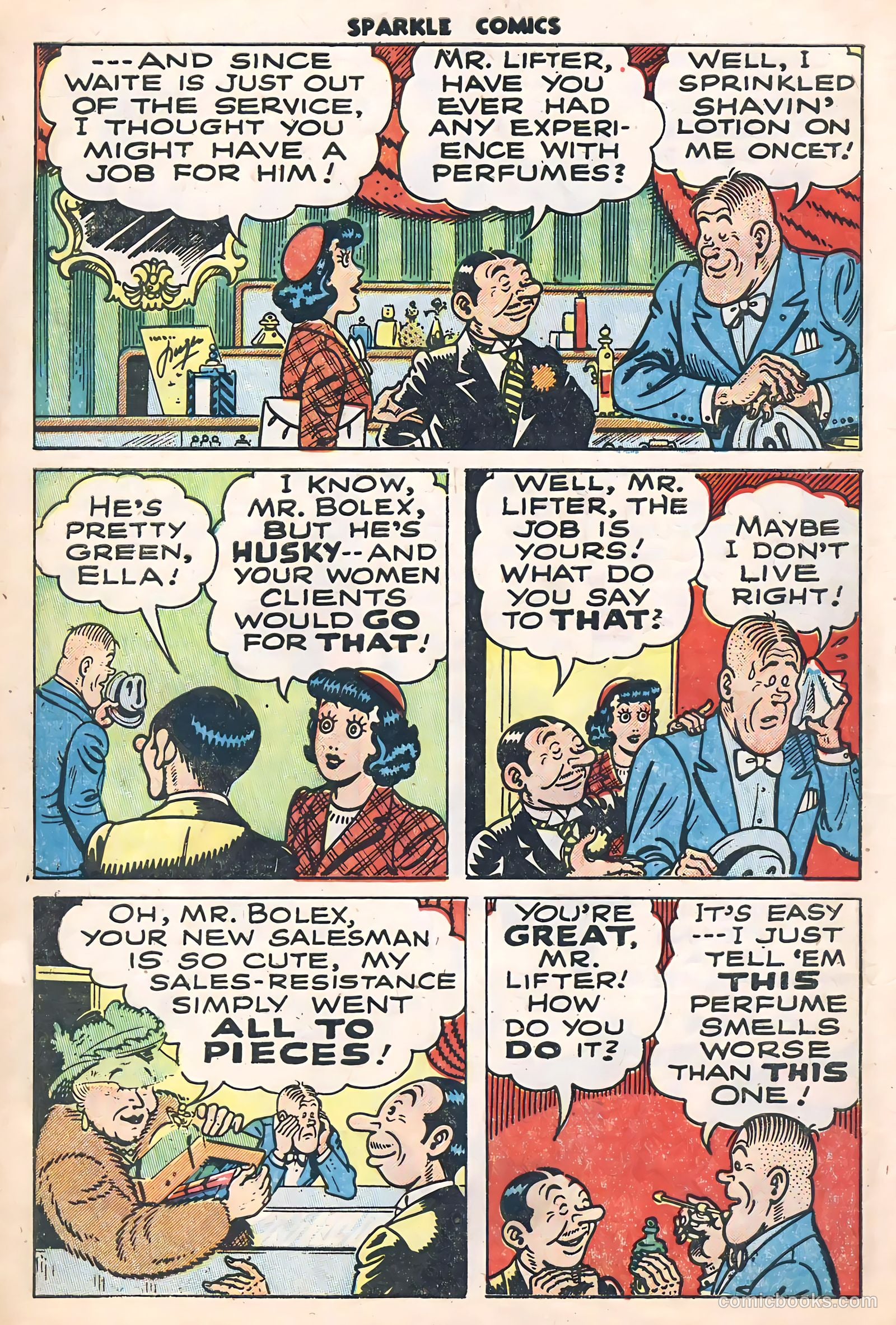 Sparkle Comics #1 (1948) — page 4 of 29
