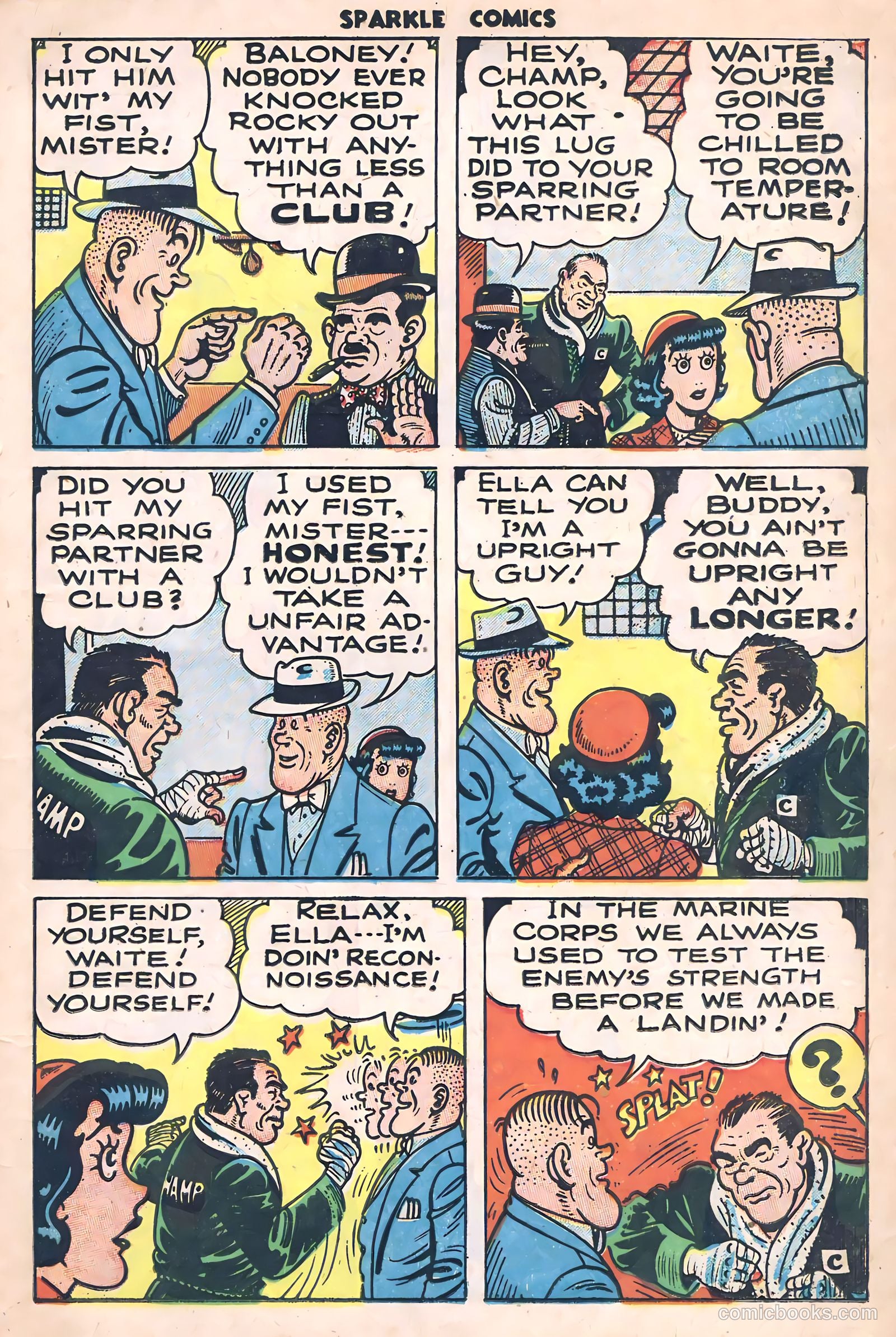 Sparkle Comics #1 (1948) — page 7 of 29