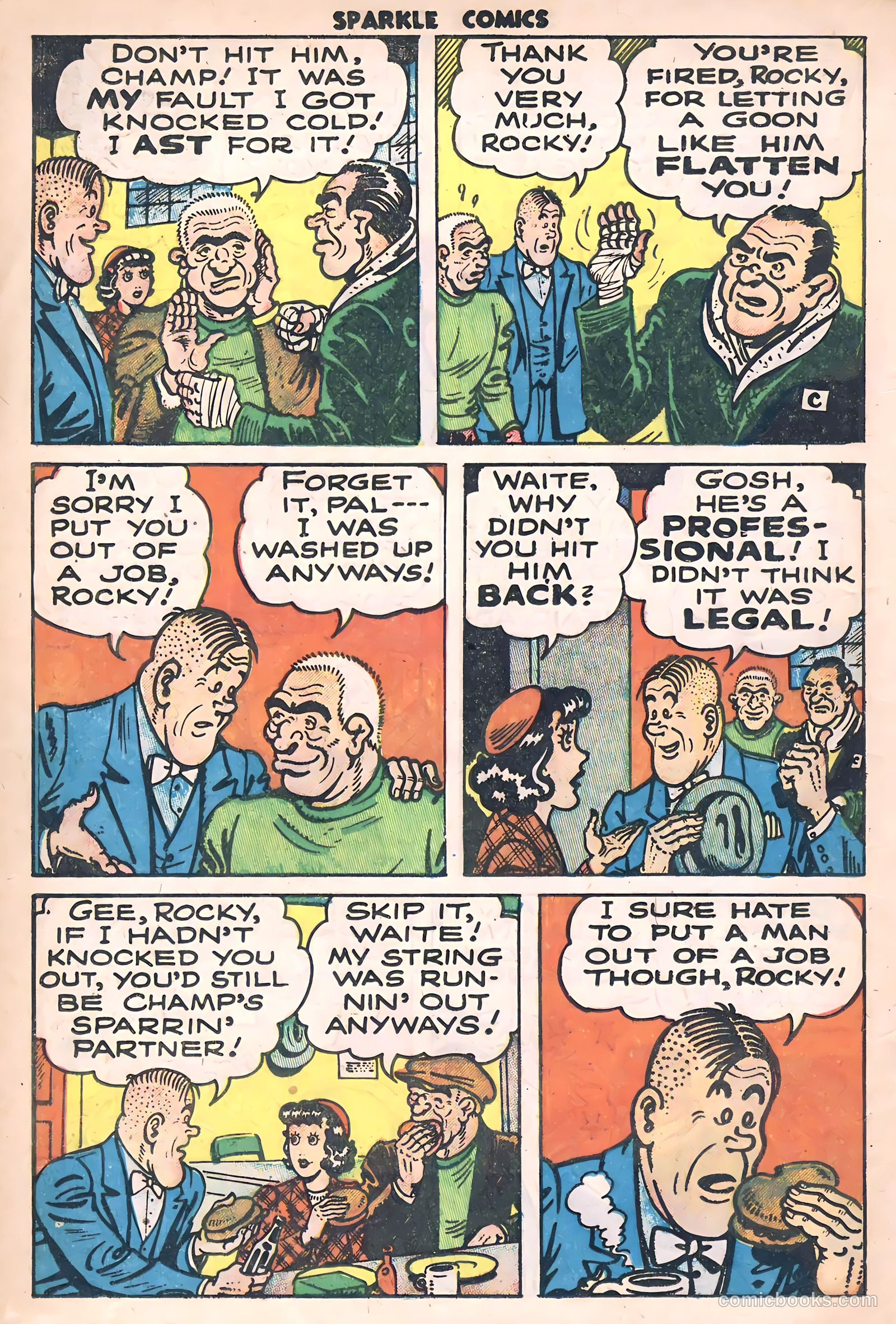 Sparkle Comics #1 (1948) — page 8 of 29