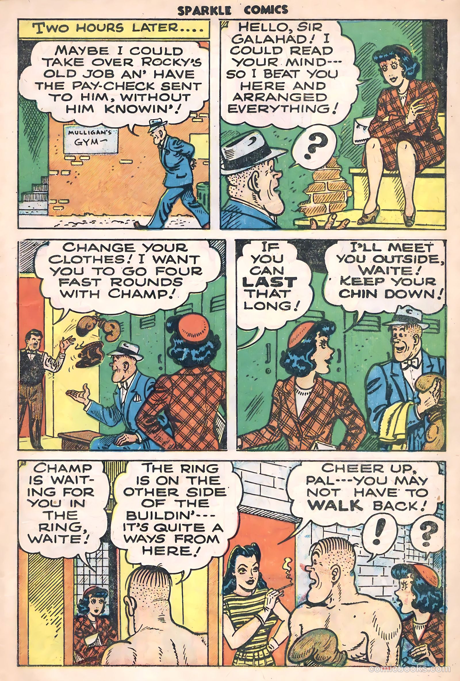 Sparkle Comics #1 (1948) — page 9 of 29