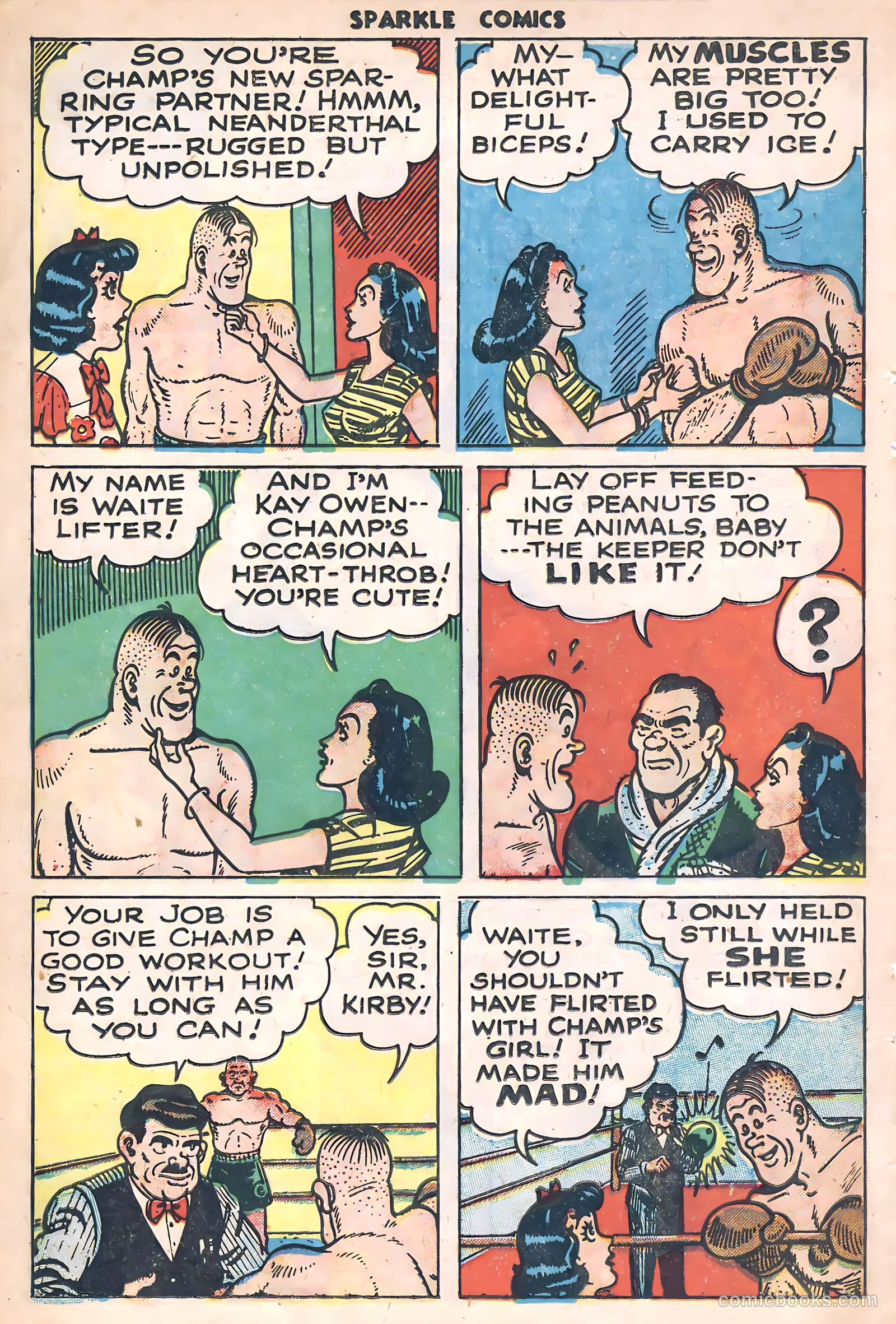 Sparkle Comics #1 (1948) — page 10 of 29