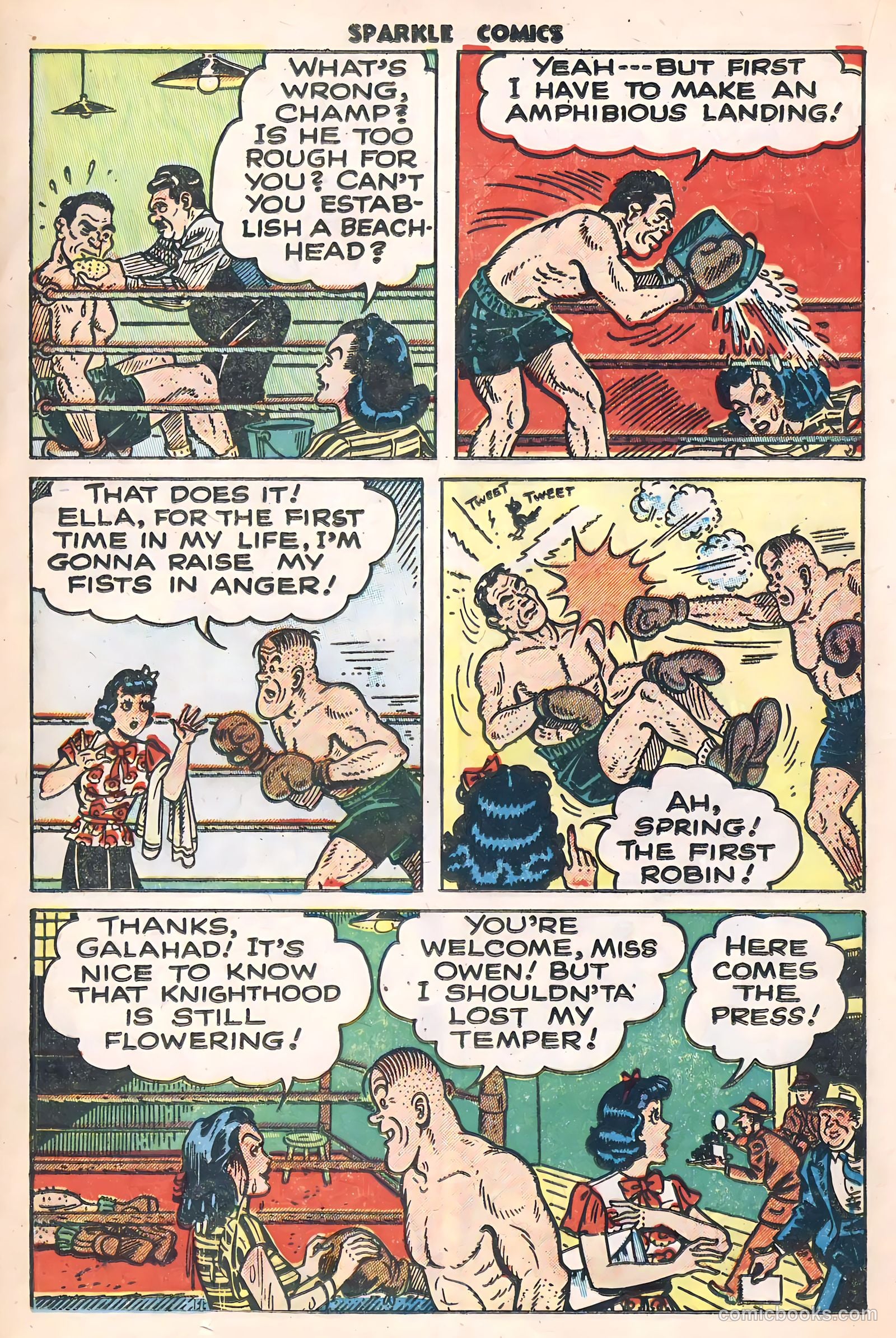 Sparkle Comics #1 (1948) — page 12 of 29