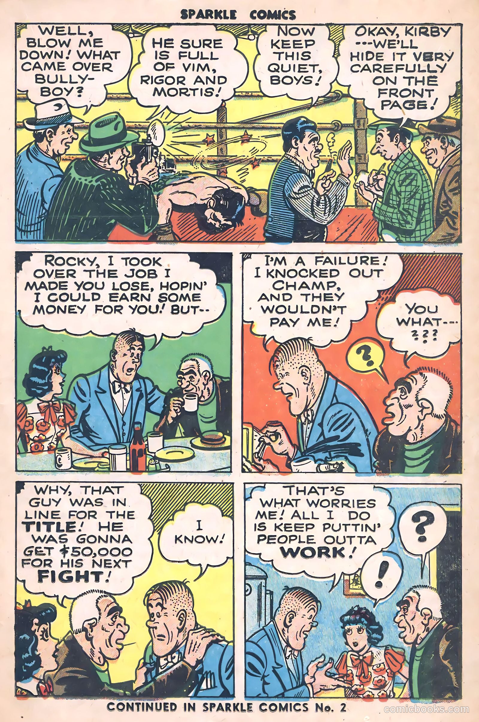 Sparkle Comics #1 (1948) — page 13 of 29