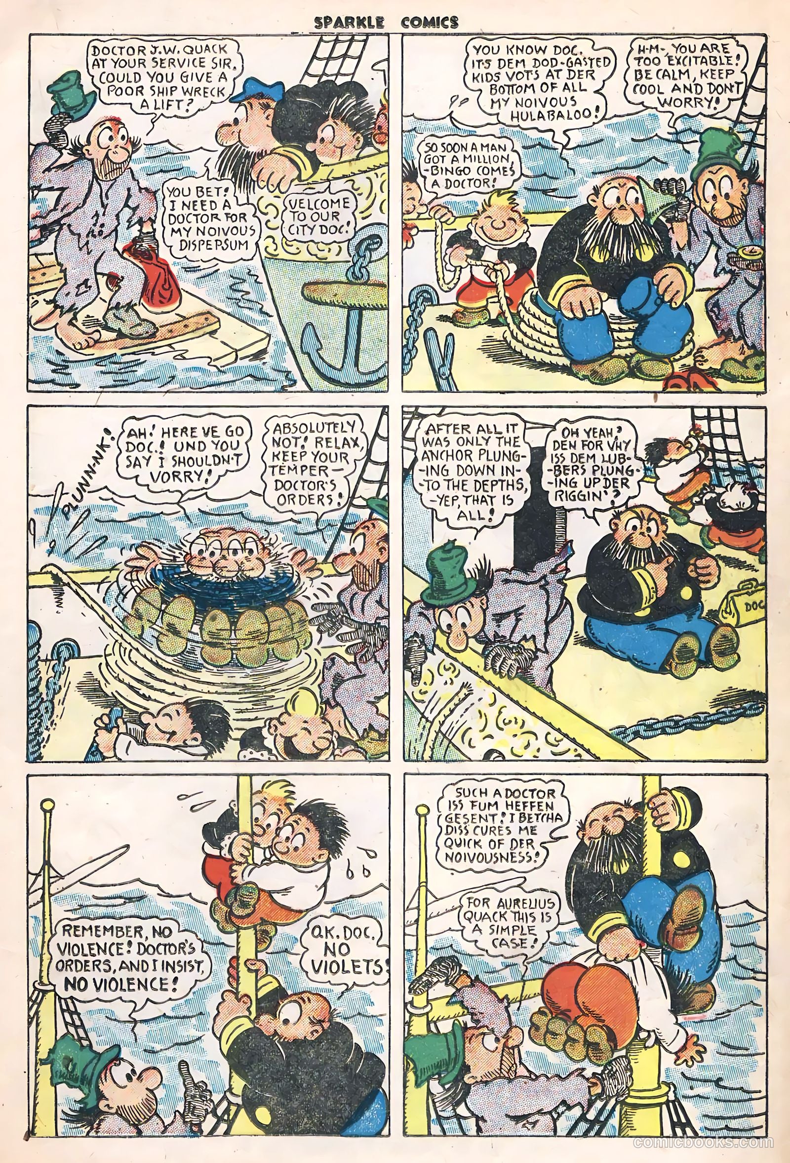 Sparkle Comics #1 (1948) — page 21 of 29