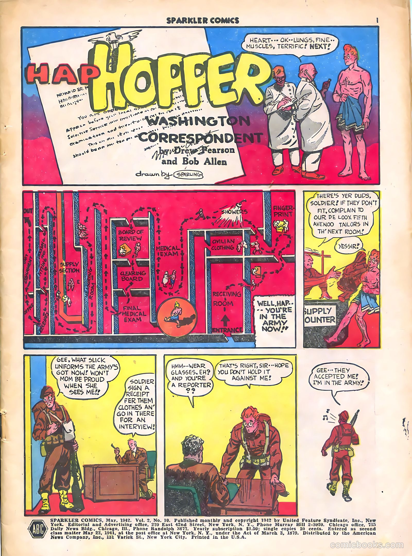 Sparkle Comics #10 (1950) — page 3 of 56