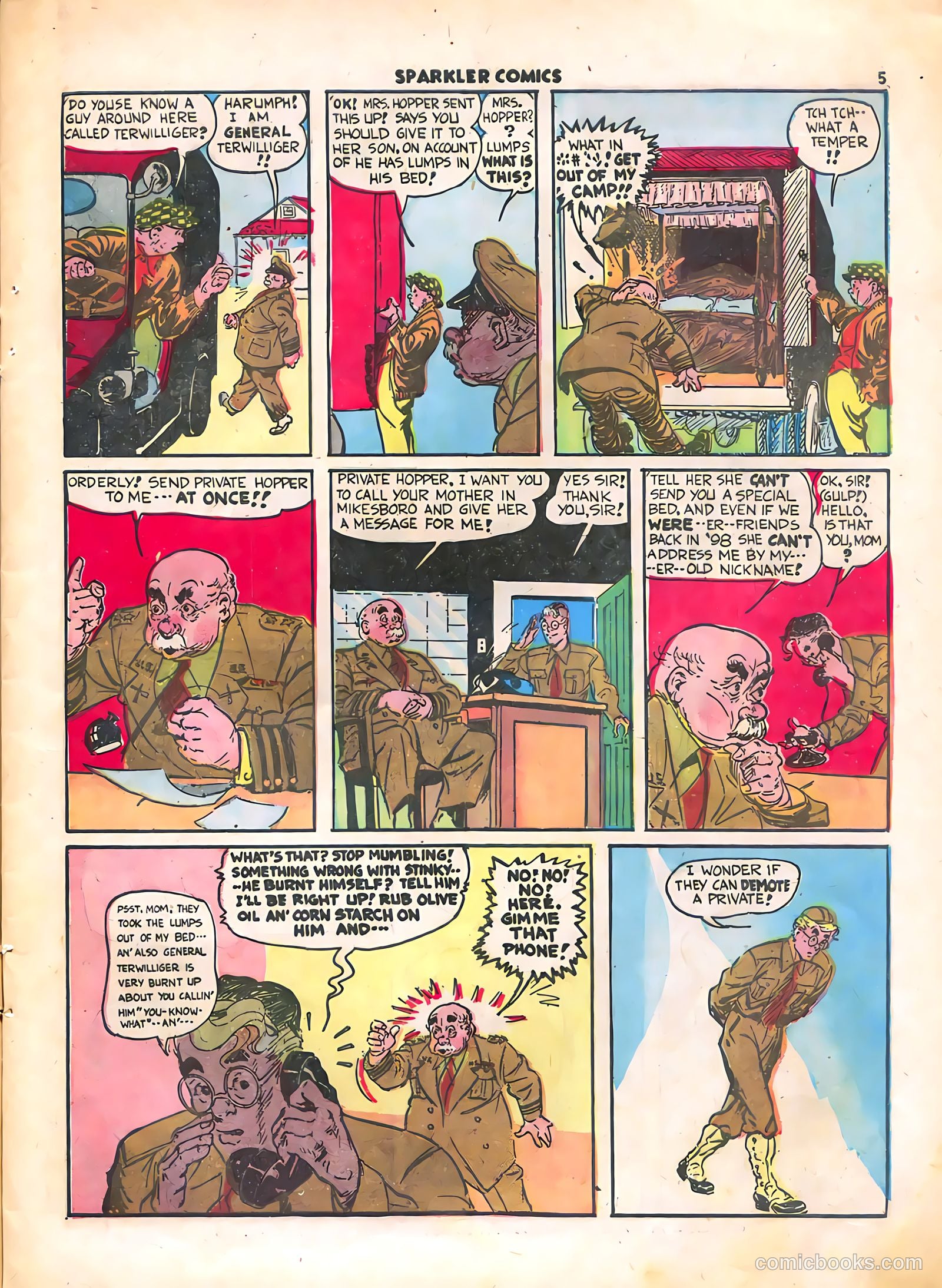 Sparkle Comics #10 (1950) — page 7 of 56