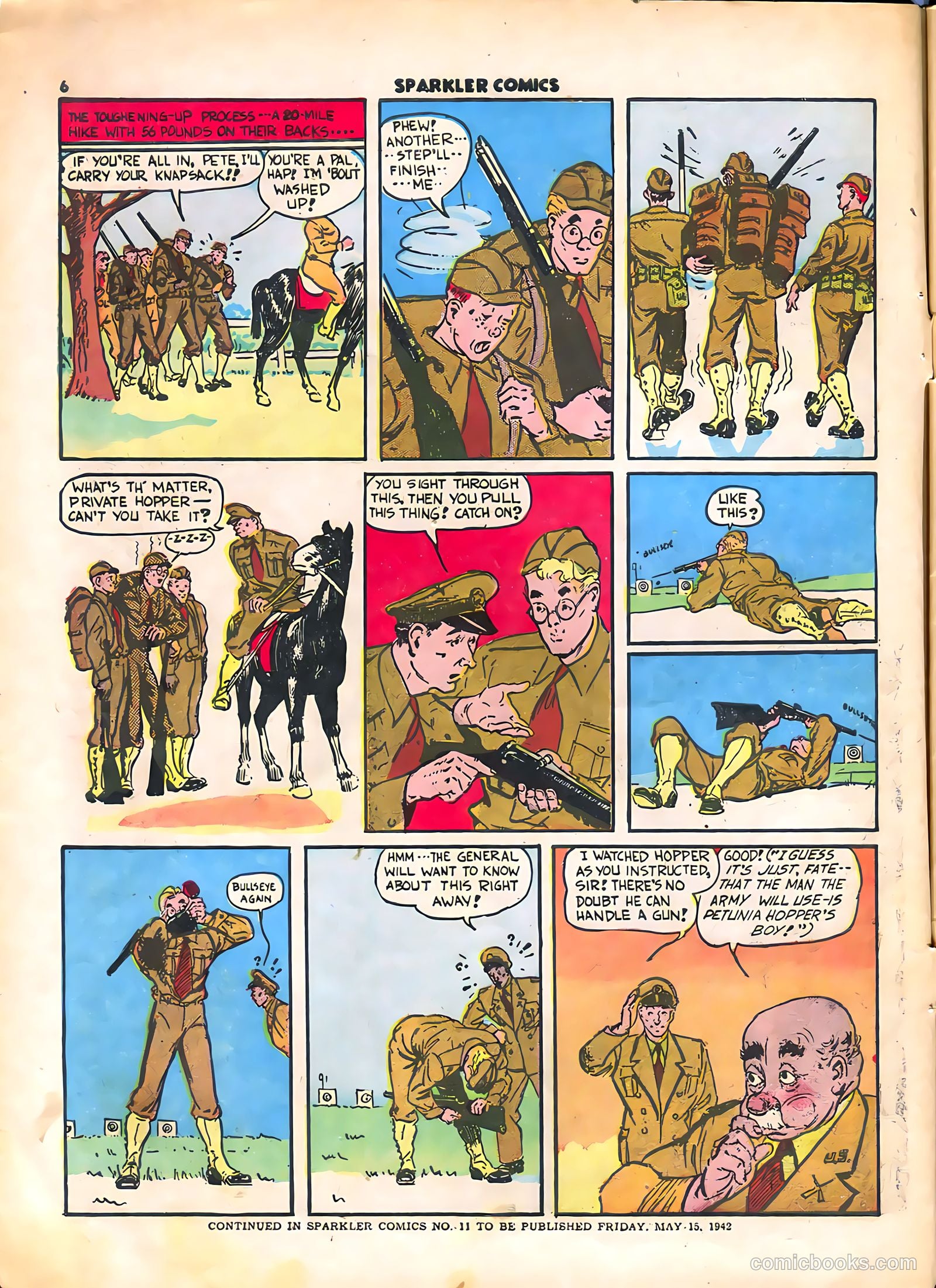 Sparkle Comics #10 (1950) — page 8 of 56