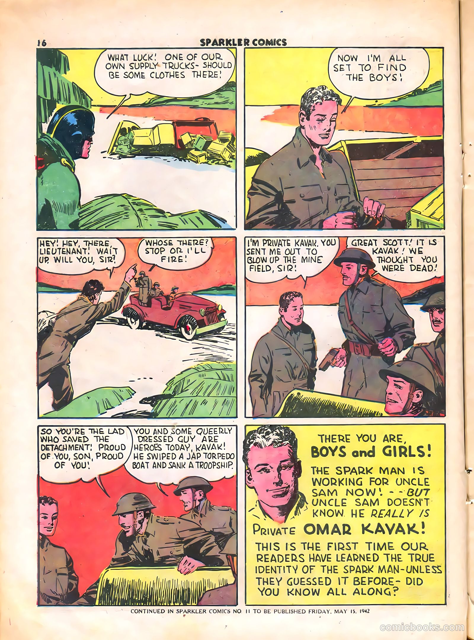 Sparkle Comics #10 (1950) — page 18 of 56