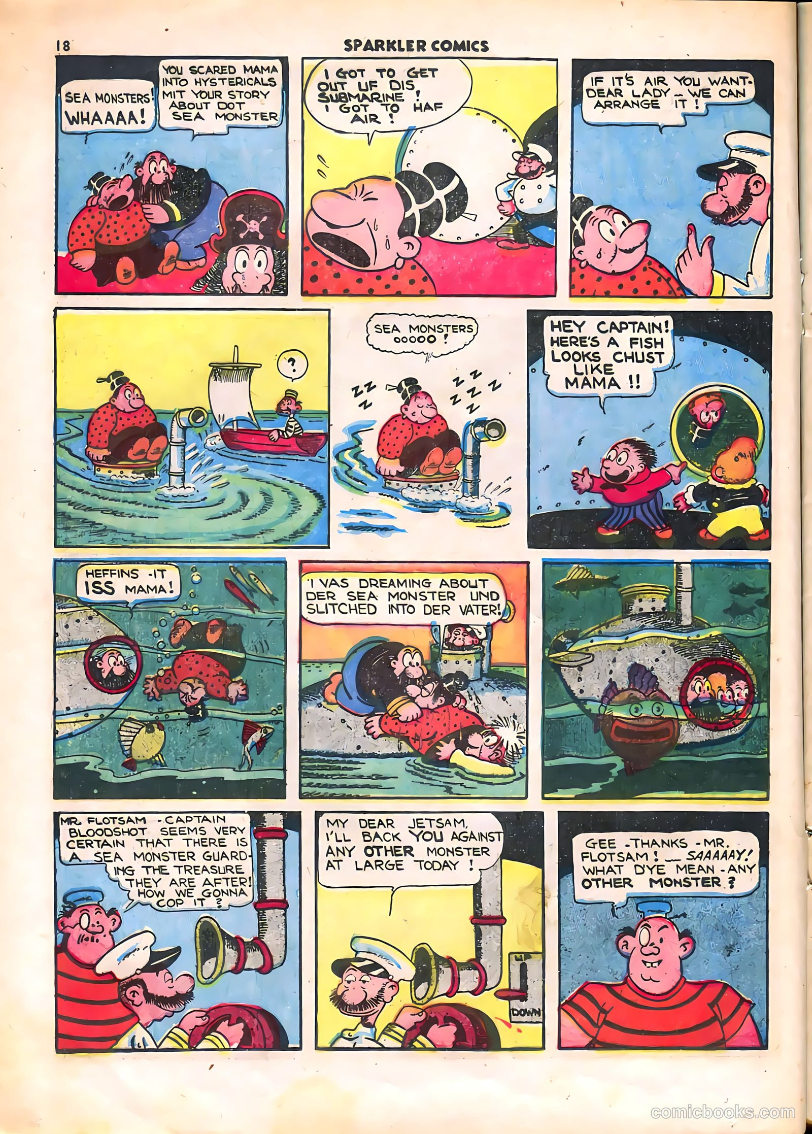 Sparkle Comics #10 (1950) — page 20 of 56