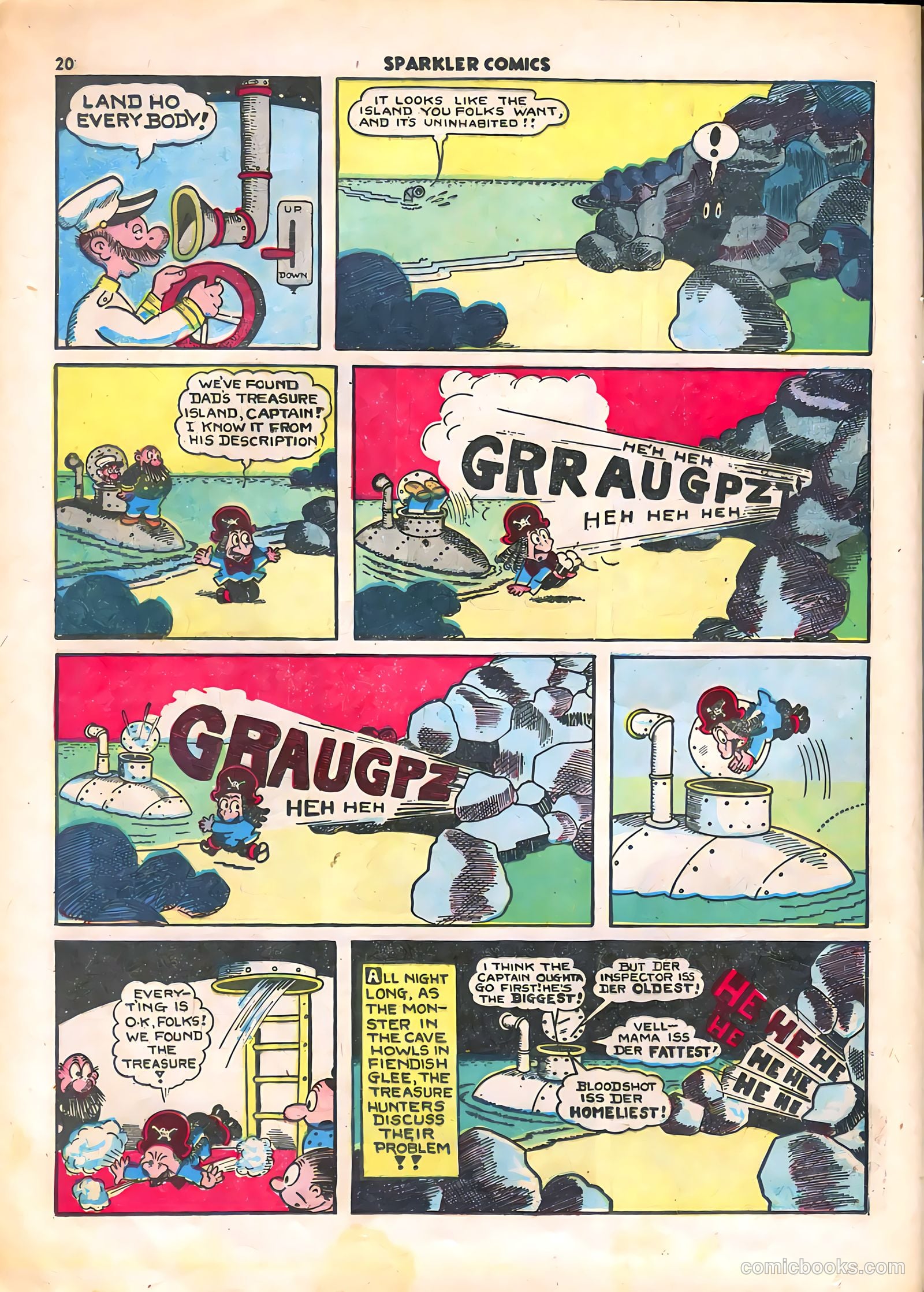 Sparkle Comics #10 (1950) — page 22 of 56