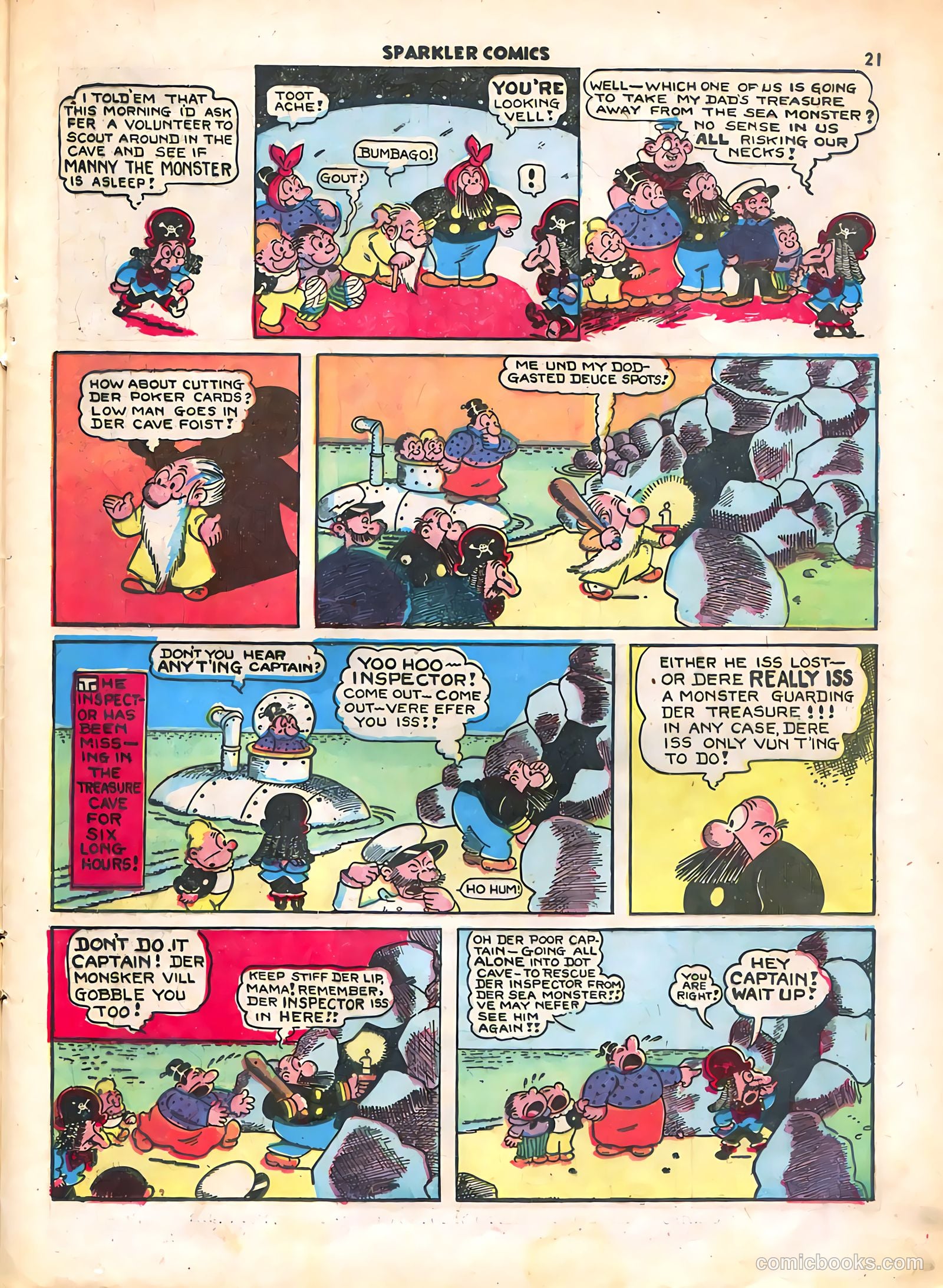 Sparkle Comics #10 (1950) — page 23 of 56