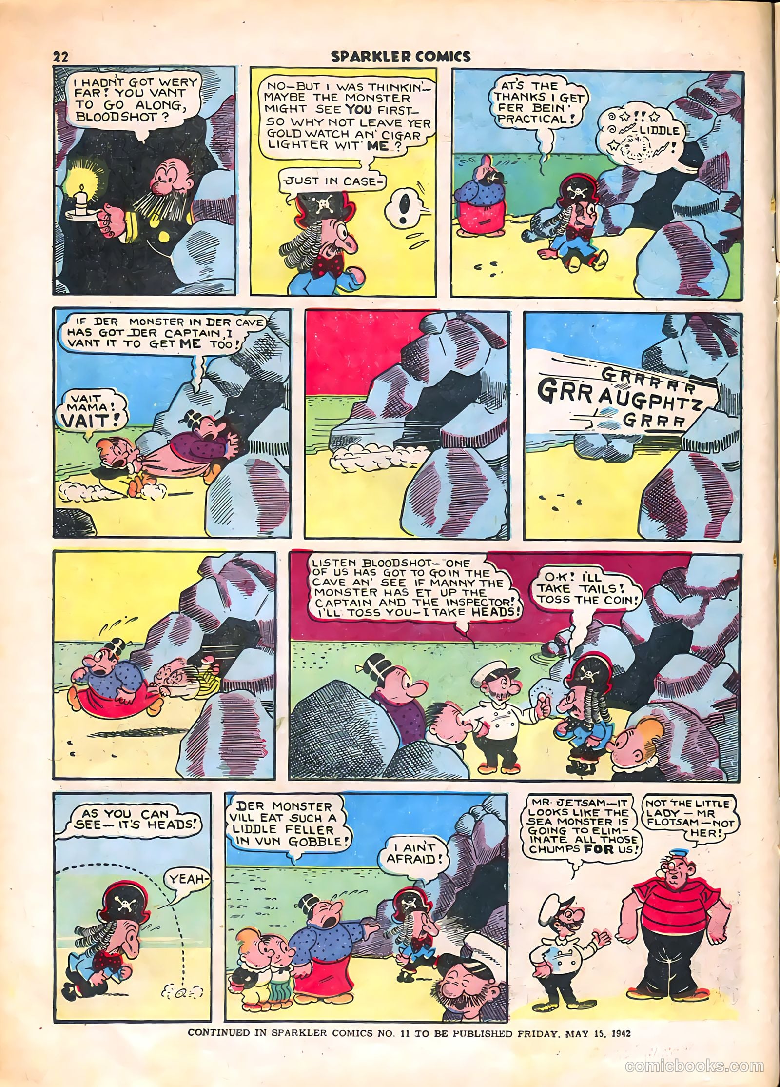 Sparkle Comics #10 (1950) — page 24 of 56