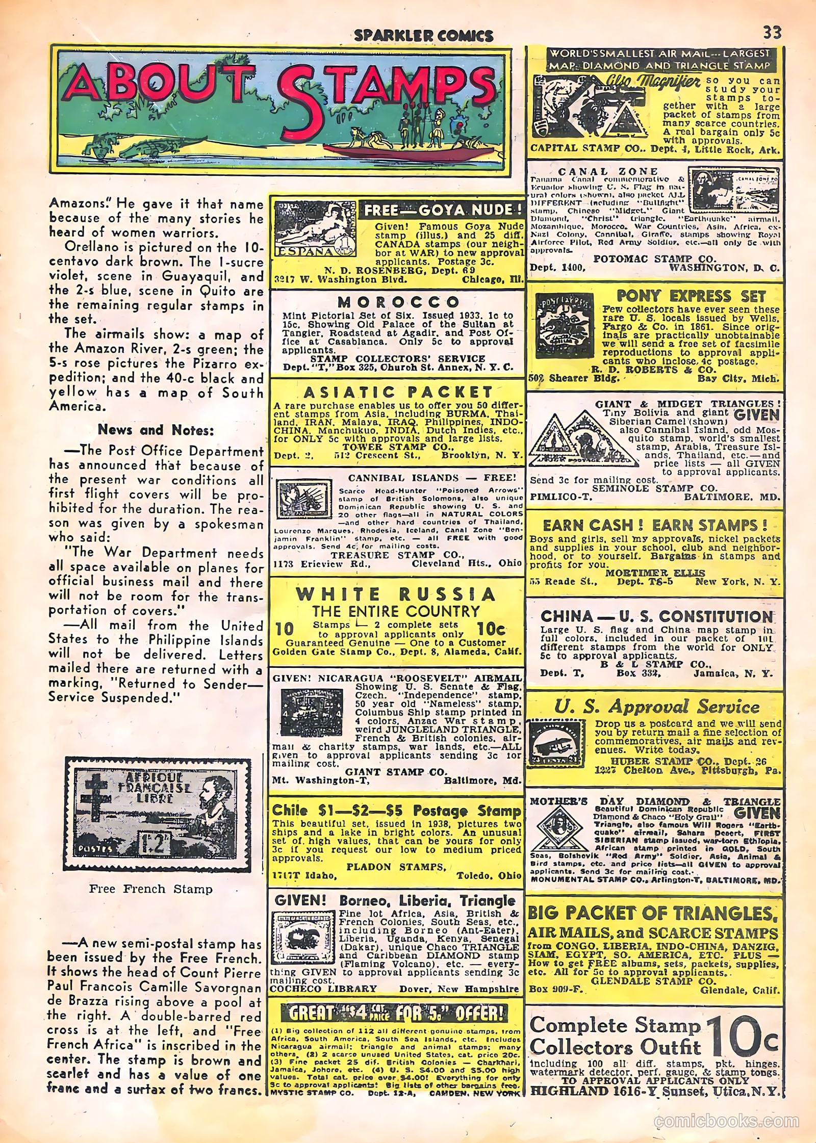 Sparkle Comics #10 (1950) — page 35 of 56