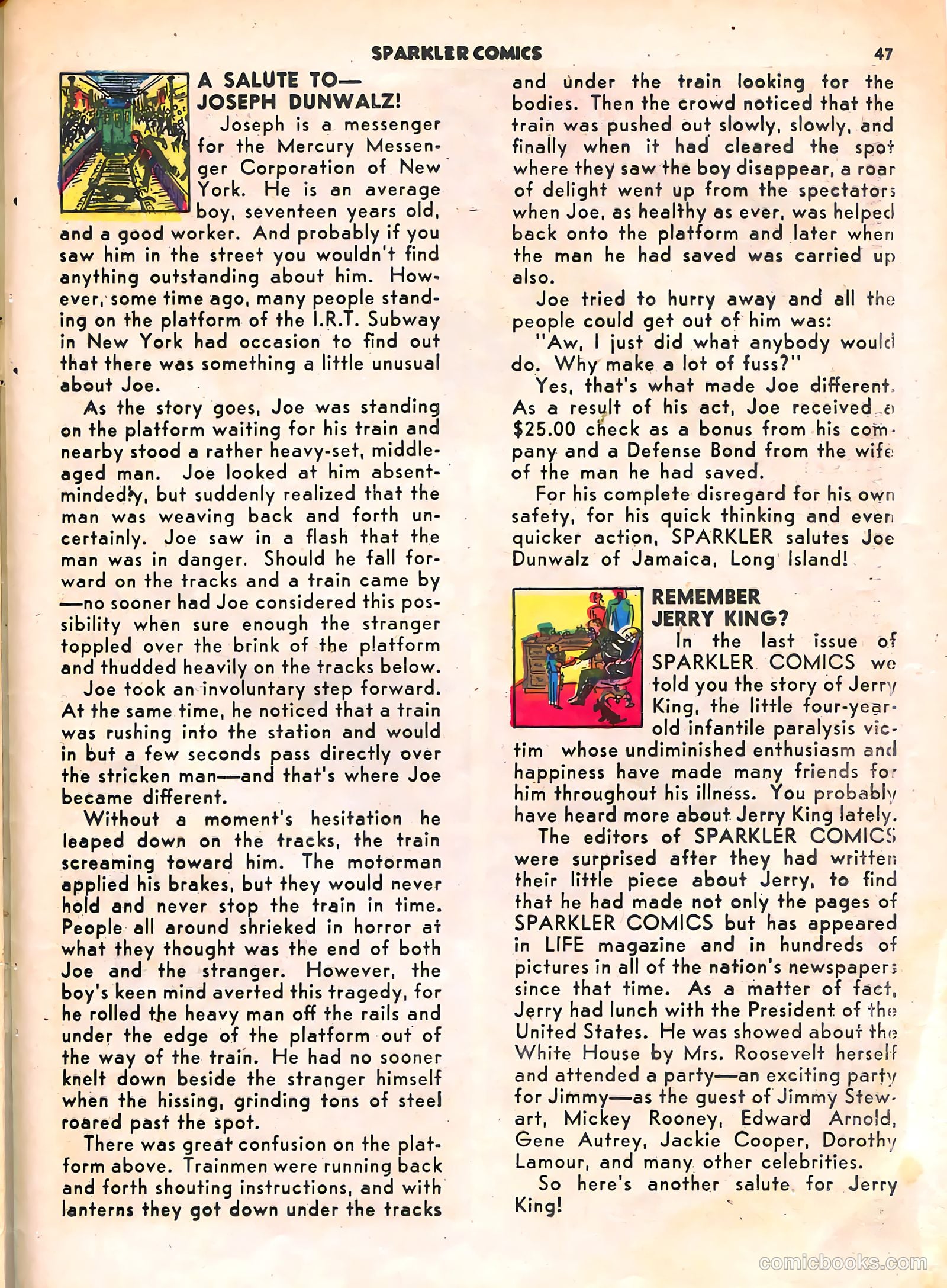 Sparkle Comics #10 (1950) — page 37 of 56