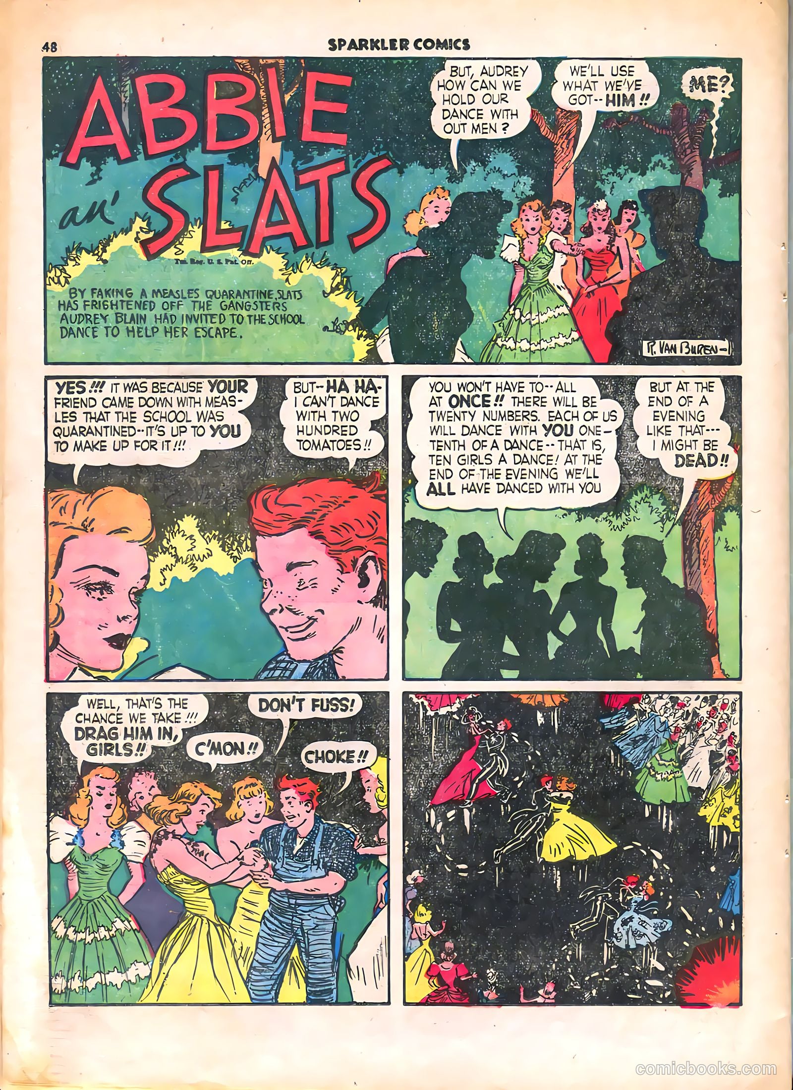 Sparkle Comics #10 (1950) — page 38 of 56