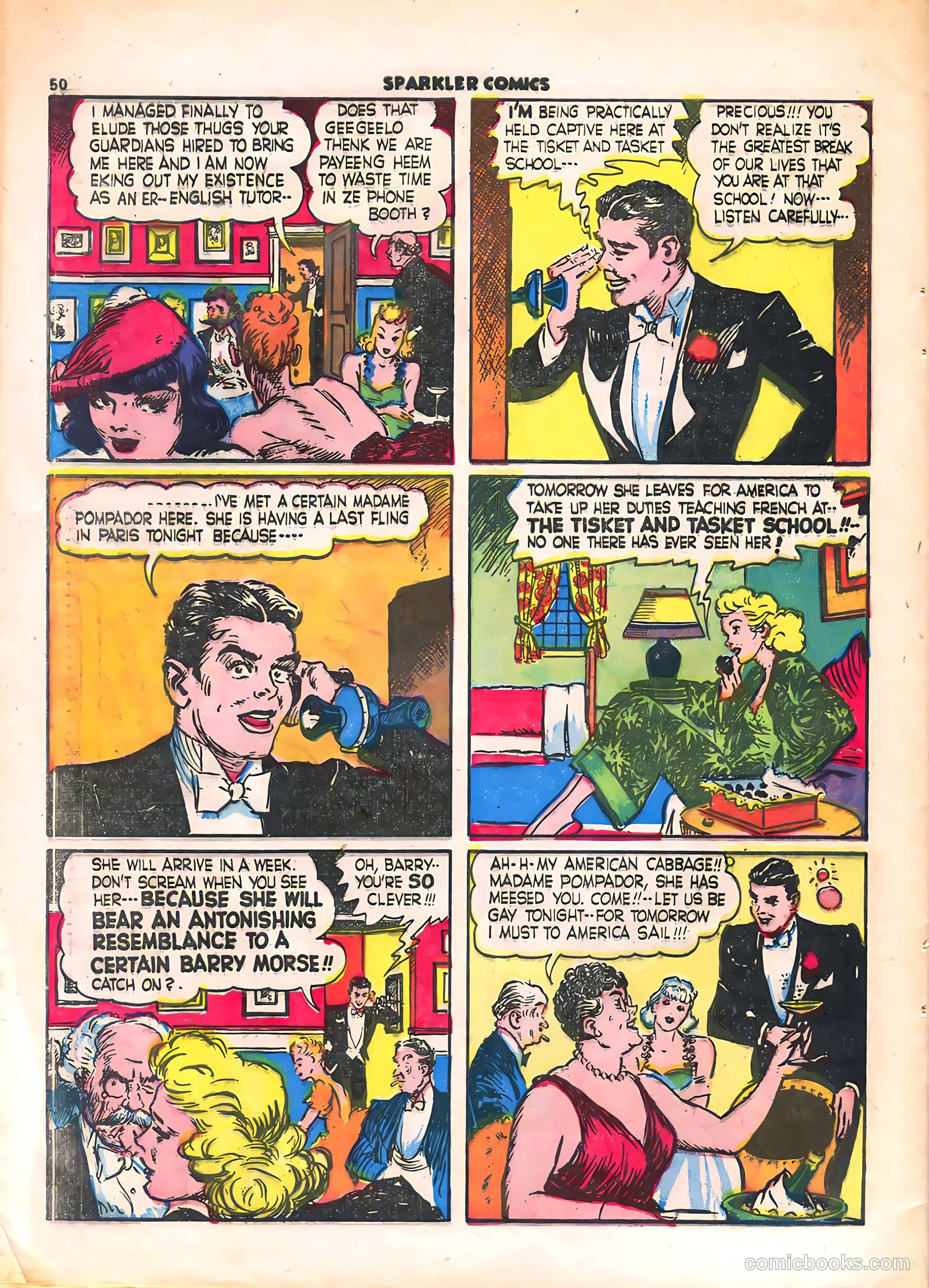Sparkle Comics #10 (1950) — page 40 of 56