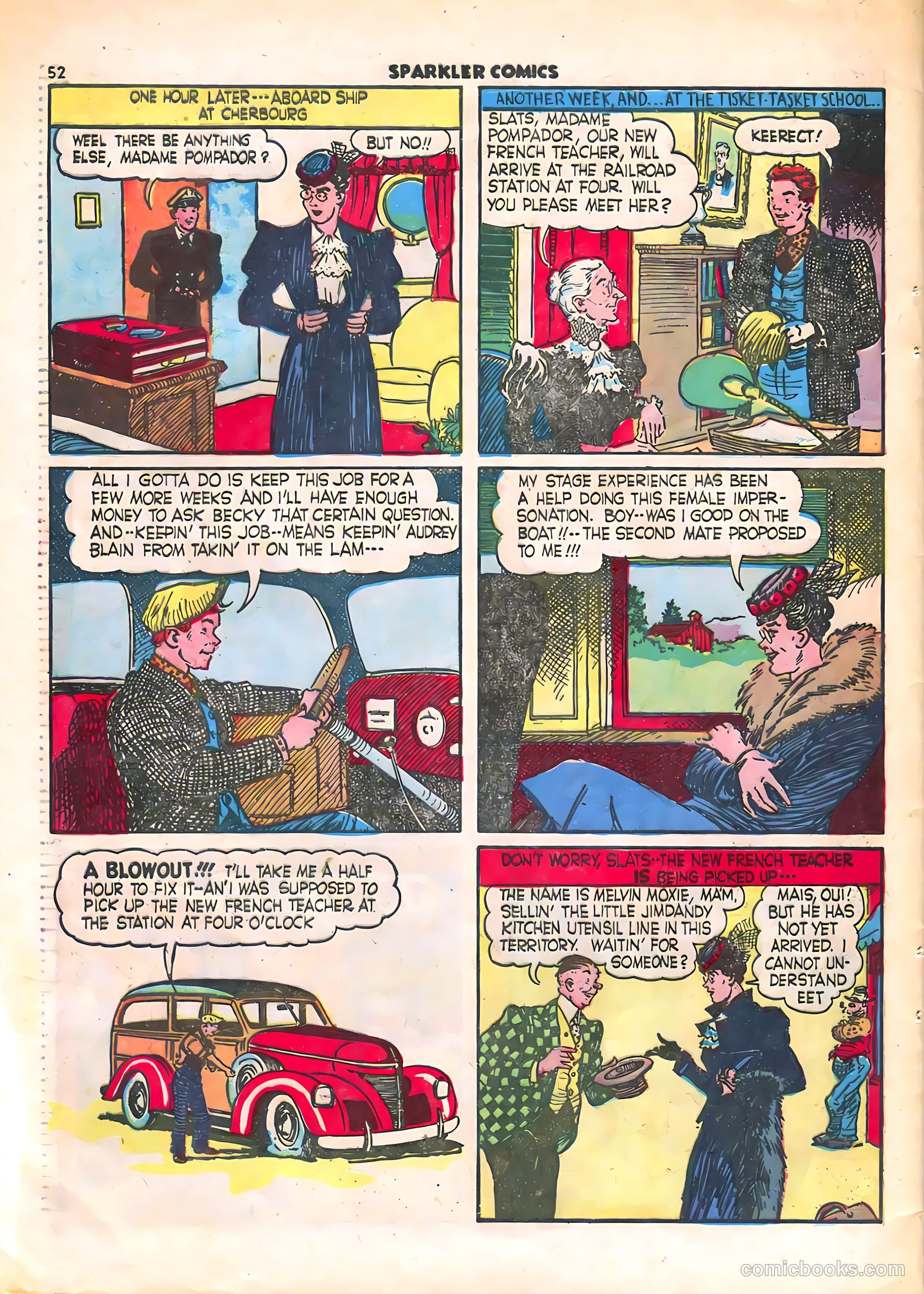 Sparkle Comics #10 (1950) — page 42 of 56