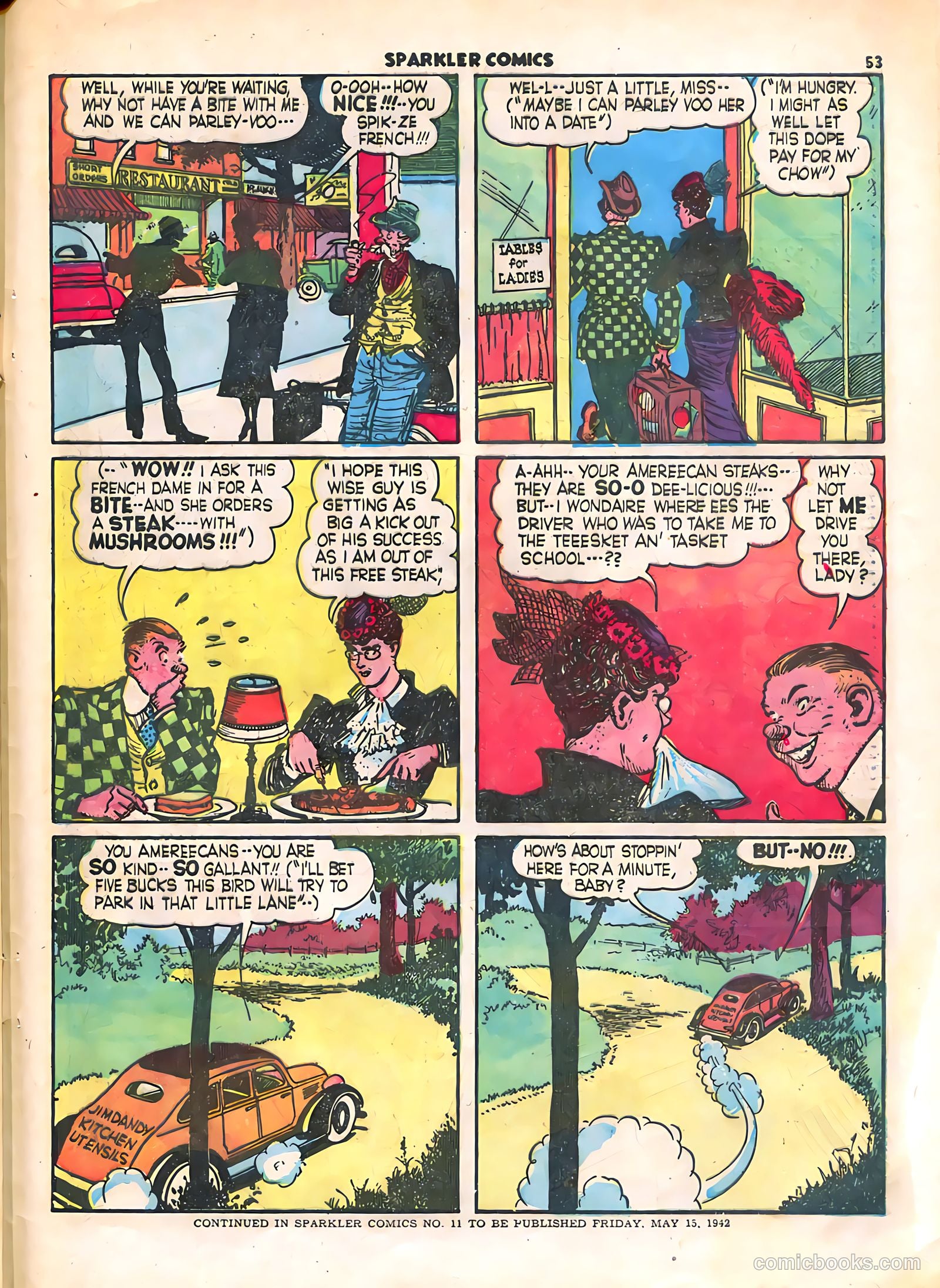 Sparkle Comics #10 (1950) — page 43 of 56