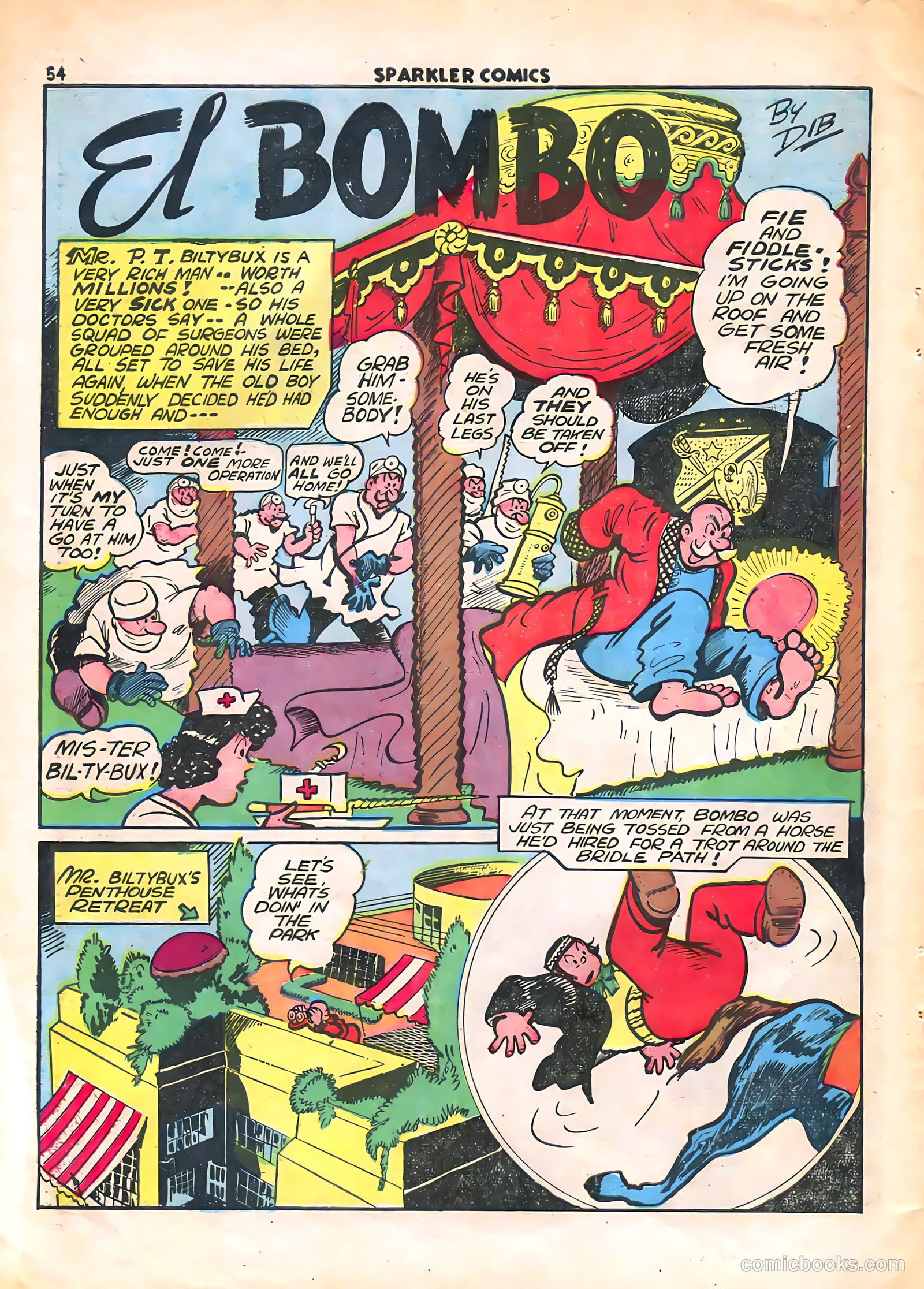 Sparkle Comics #10 (1950) — page 44 of 56