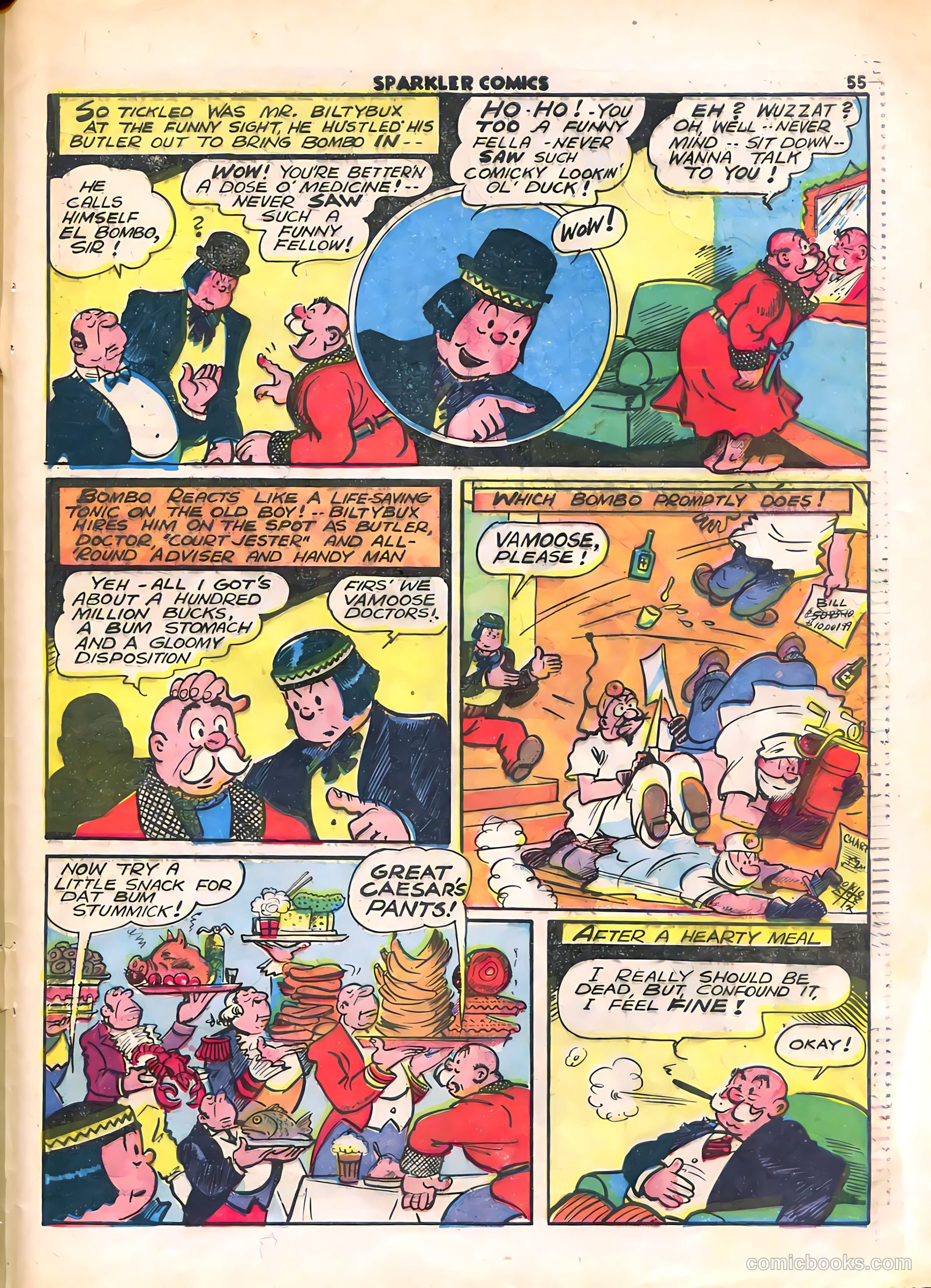 Sparkle Comics #10 (1950) — page 45 of 56