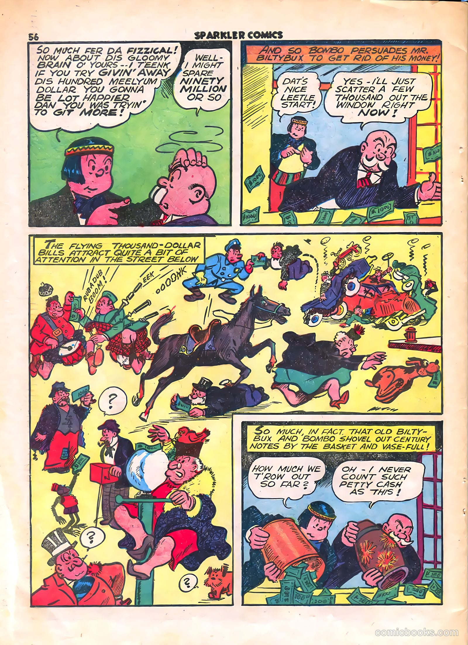 Sparkle Comics #10 (1950) — page 46 of 56