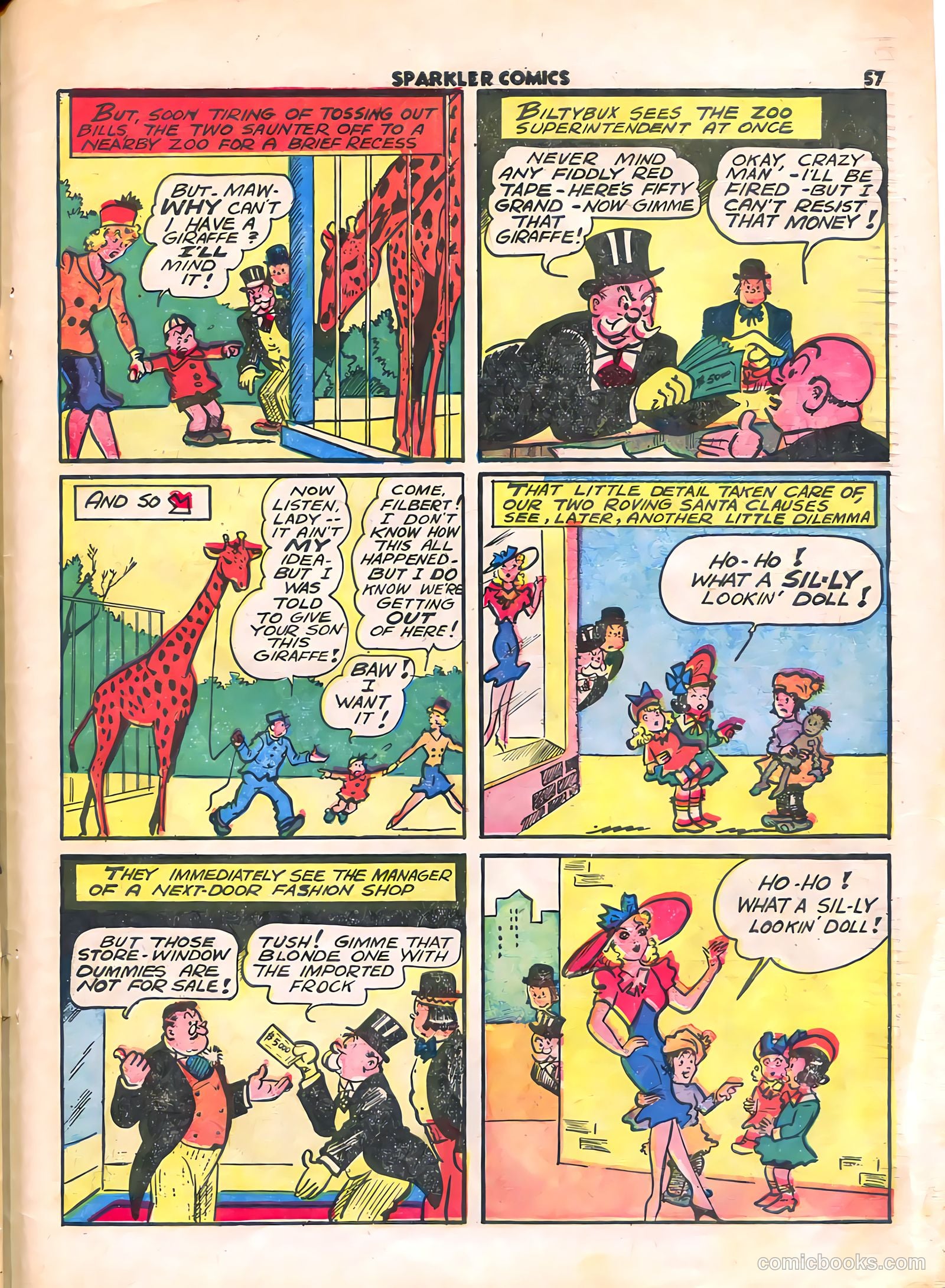 Sparkle Comics #10 (1950) — page 47 of 56