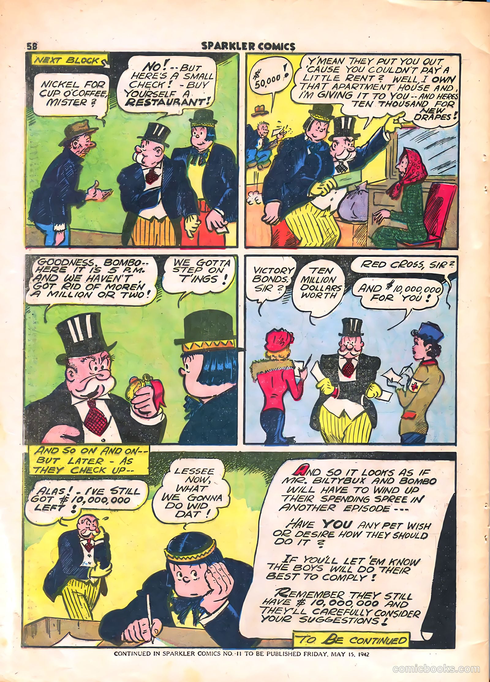 Sparkle Comics #10 (1950) — page 48 of 56