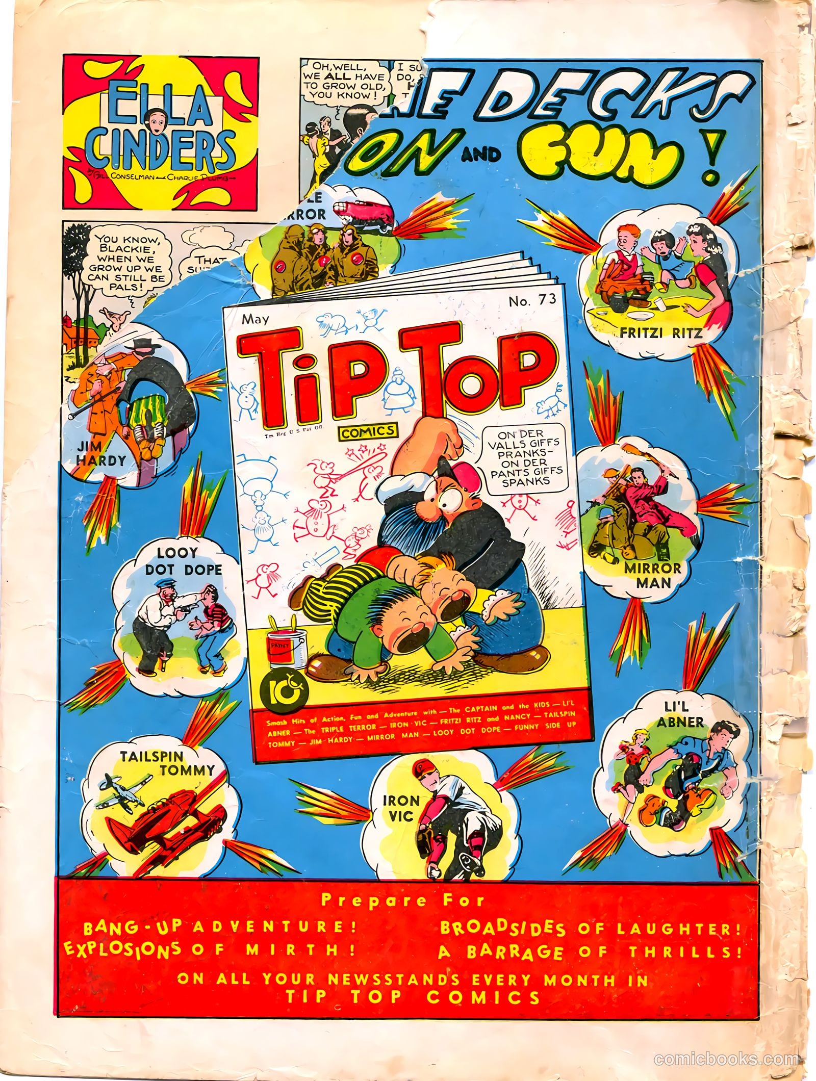 Sparkle Comics #10 (1950) — page 56 of 56