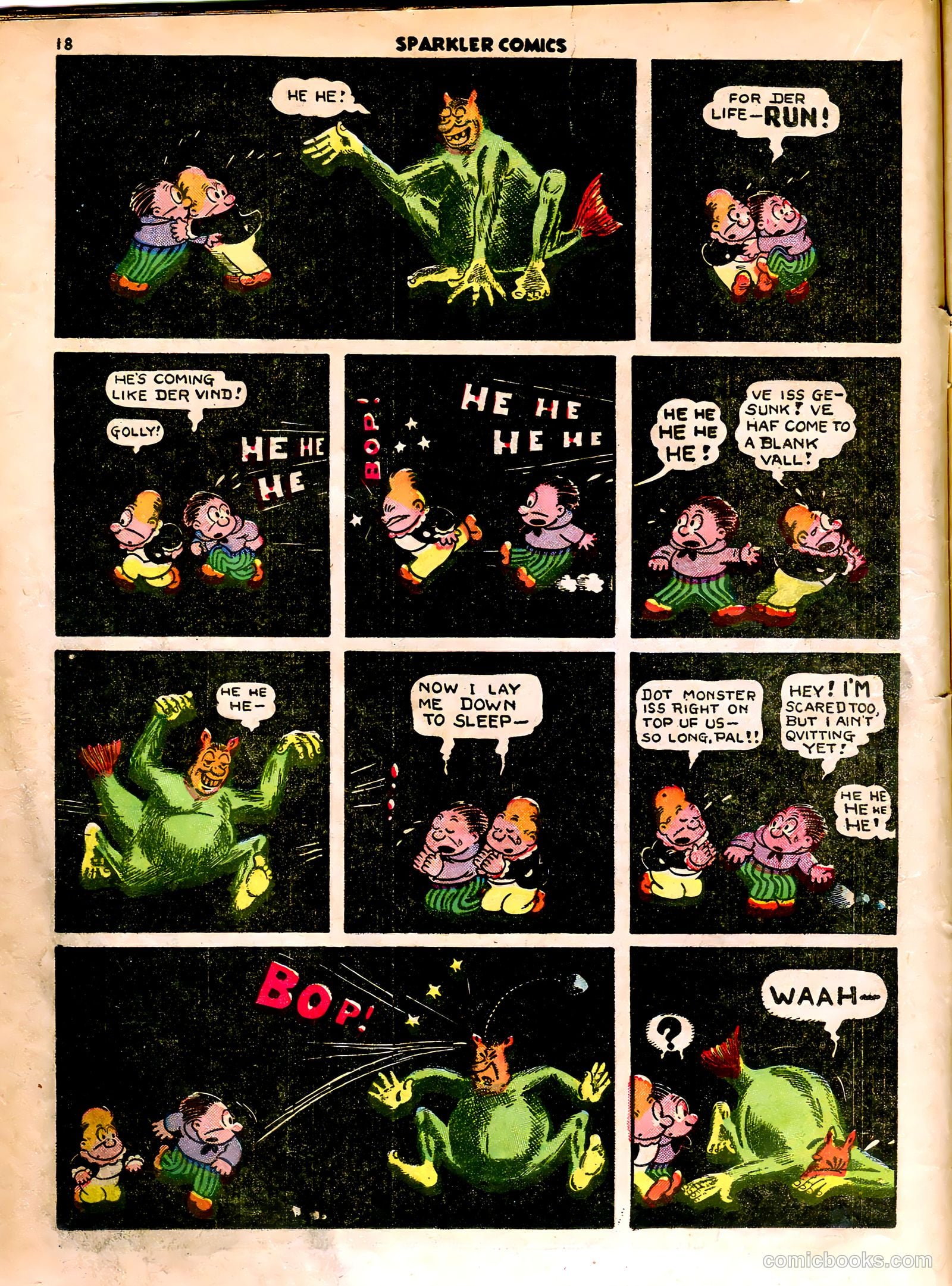 Sparkle Comics #11 (1950) — page 20 of 53