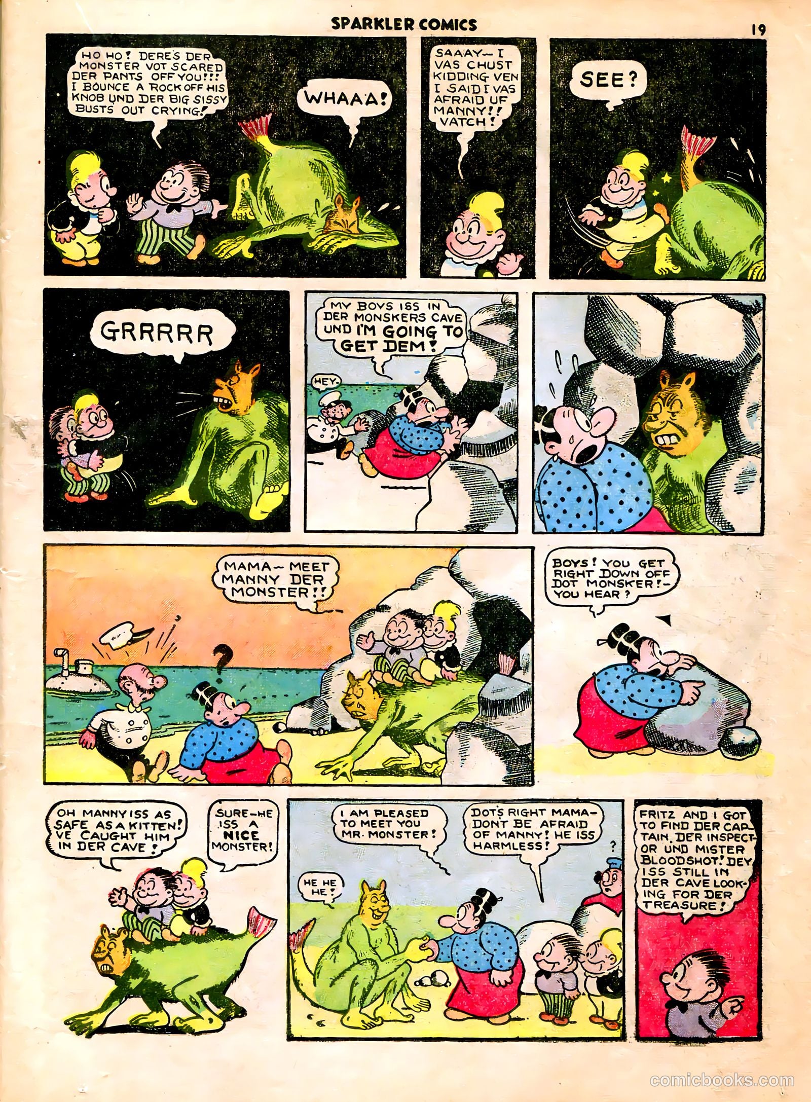 Sparkle Comics #11 (1950) — page 21 of 53