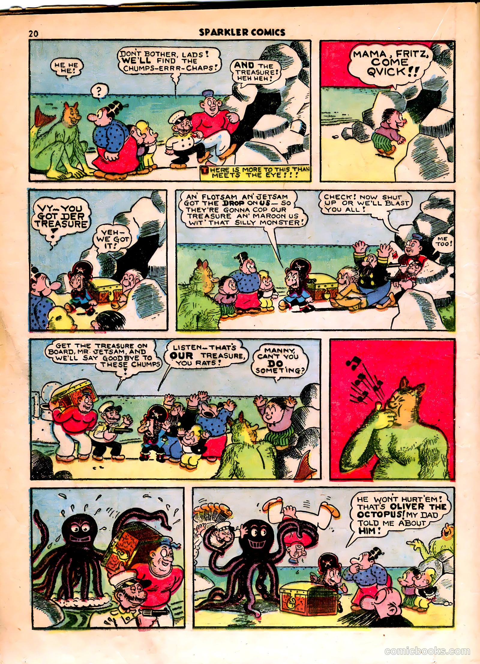 Sparkle Comics #11 (1950) — page 22 of 53