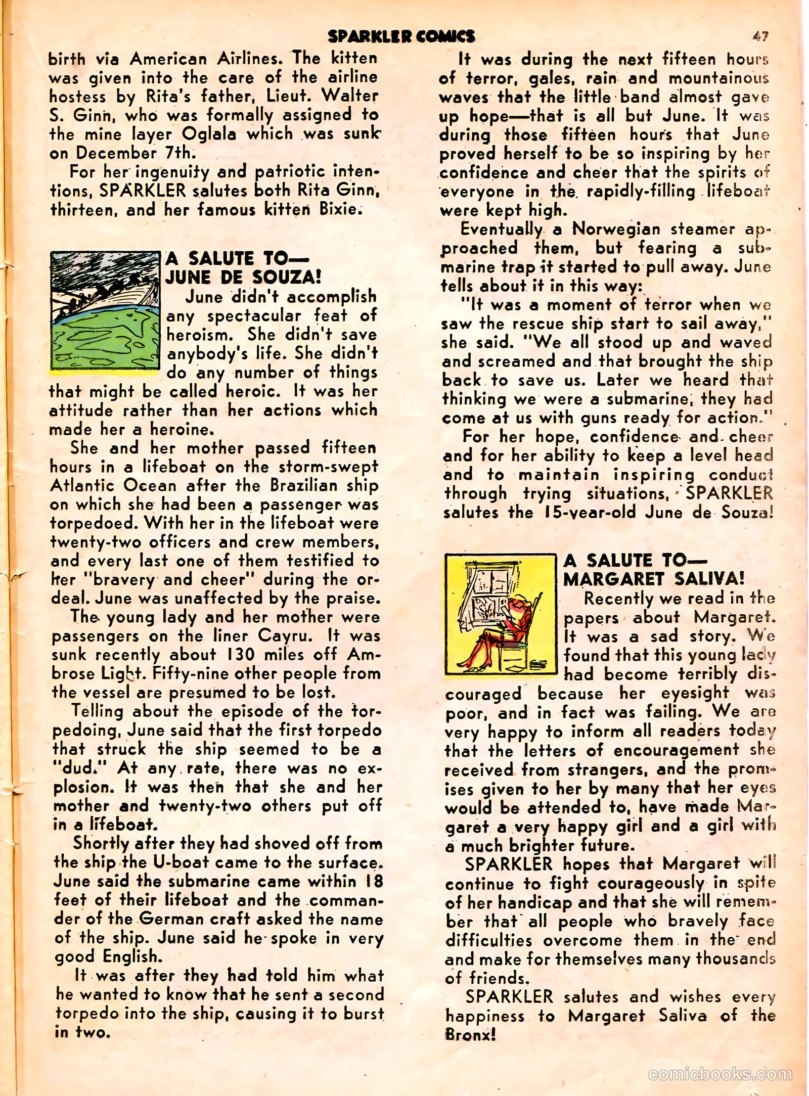 Sparkle Comics #11 (1950) — page 34 of 53