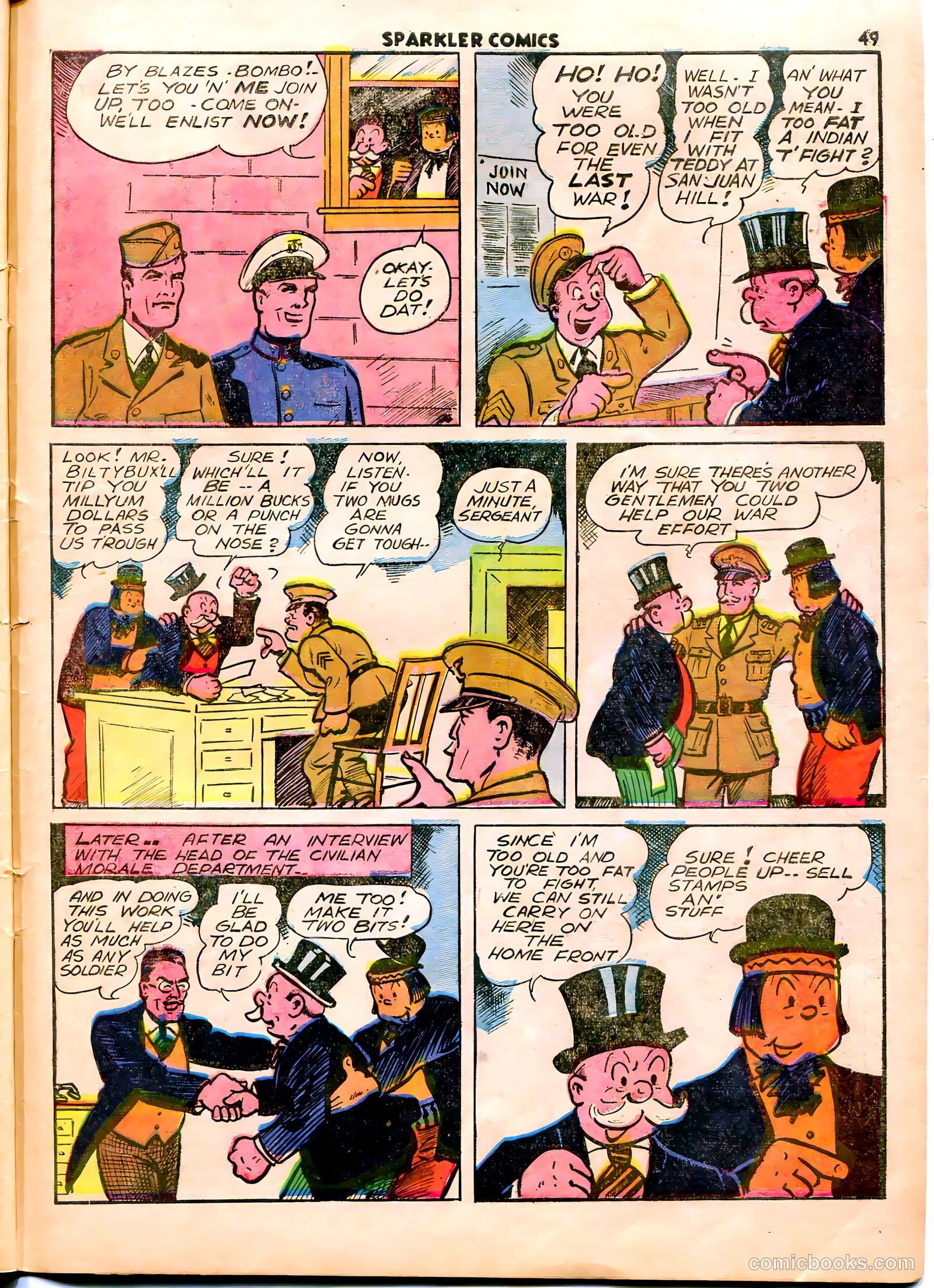 Sparkle Comics #11 (1950) — page 36 of 53