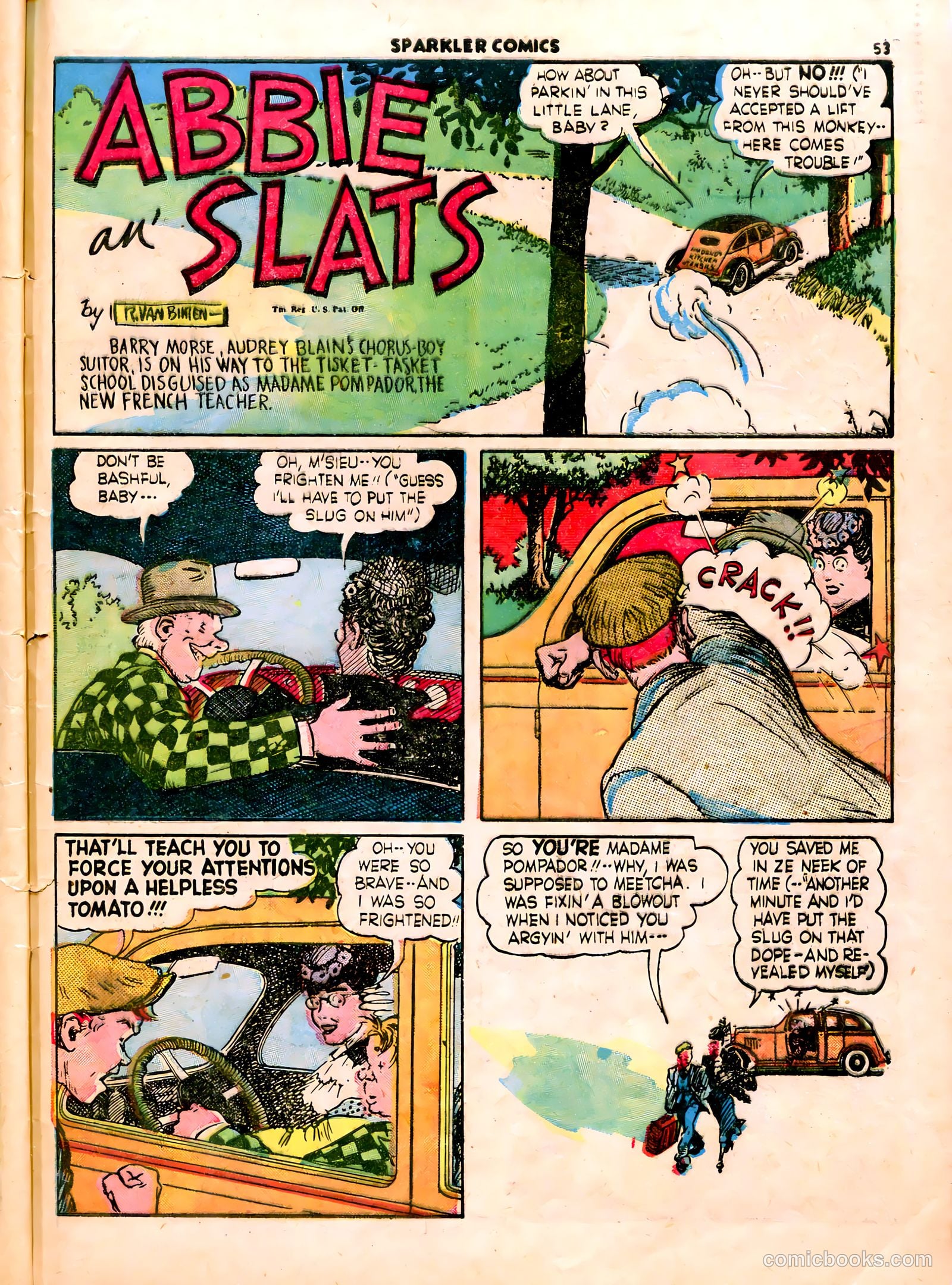 Sparkle Comics #11 (1950) — page 40 of 53