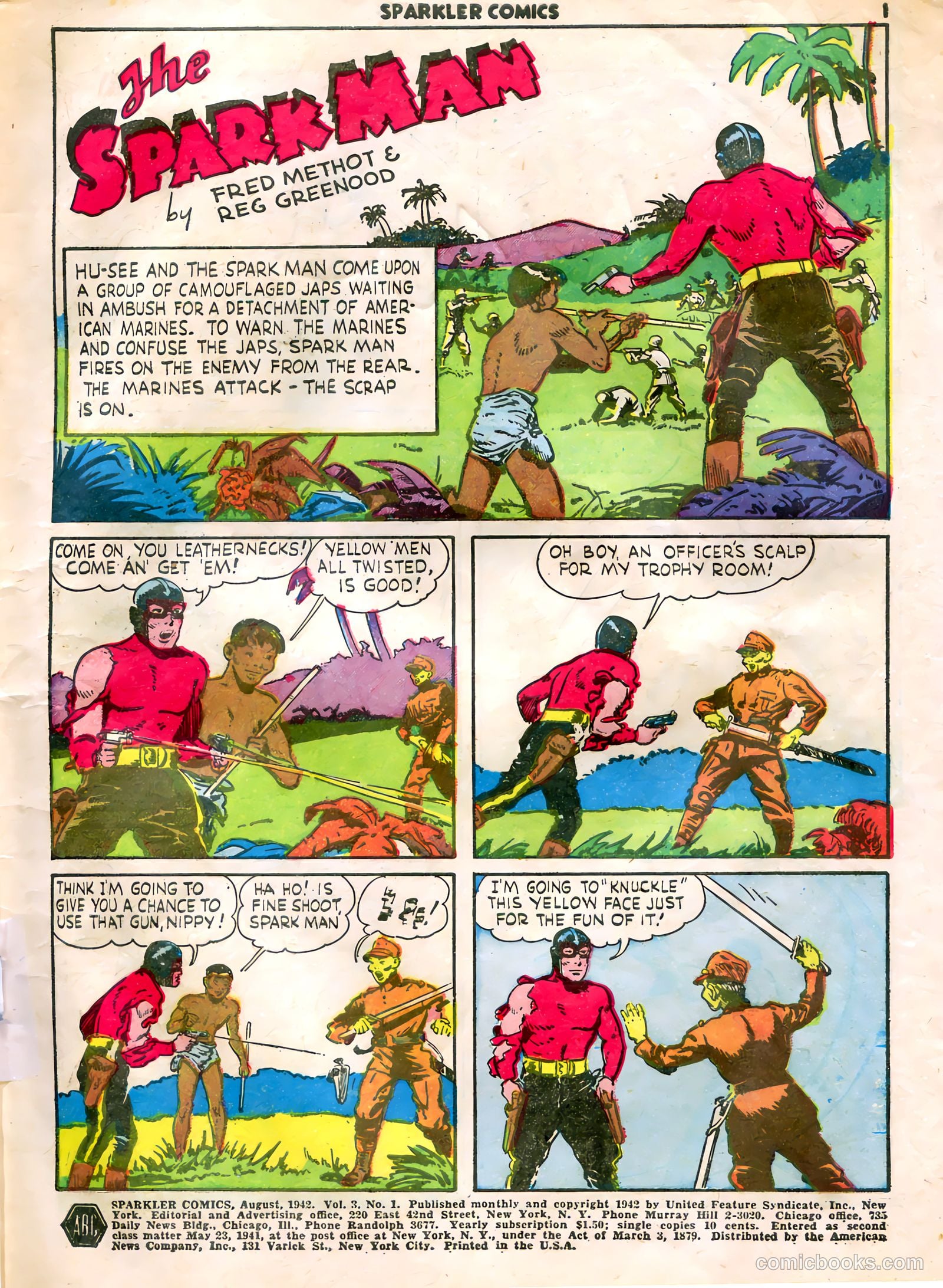 Sparkle Comics #13 (1950) — page 3 of 56