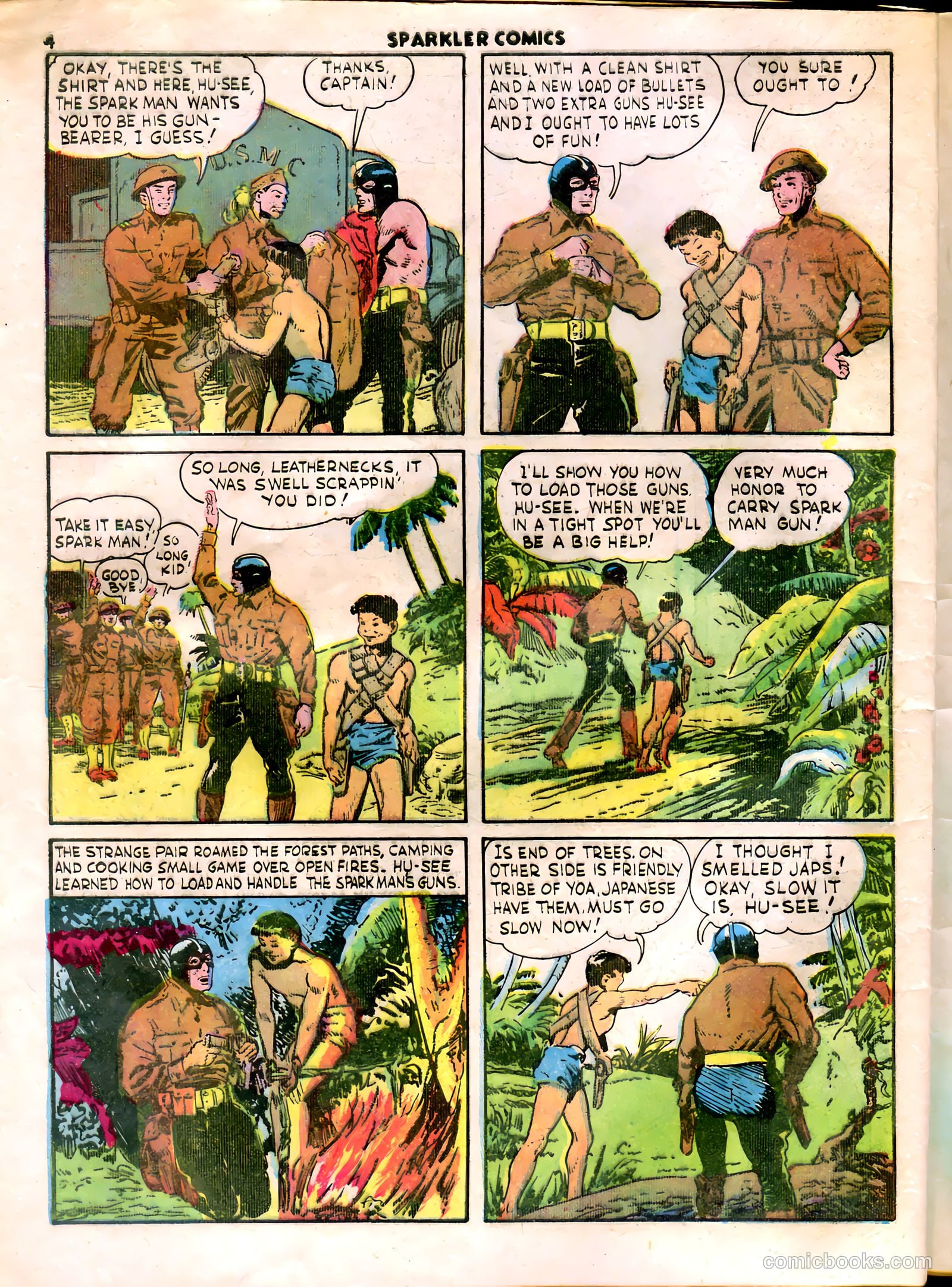 Sparkle Comics #13 (1950) — page 6 of 56