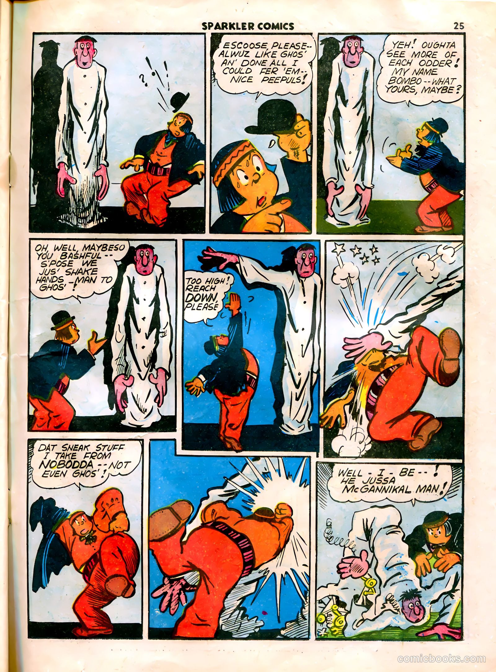 Sparkle Comics #13 (1950) — page 20 of 56