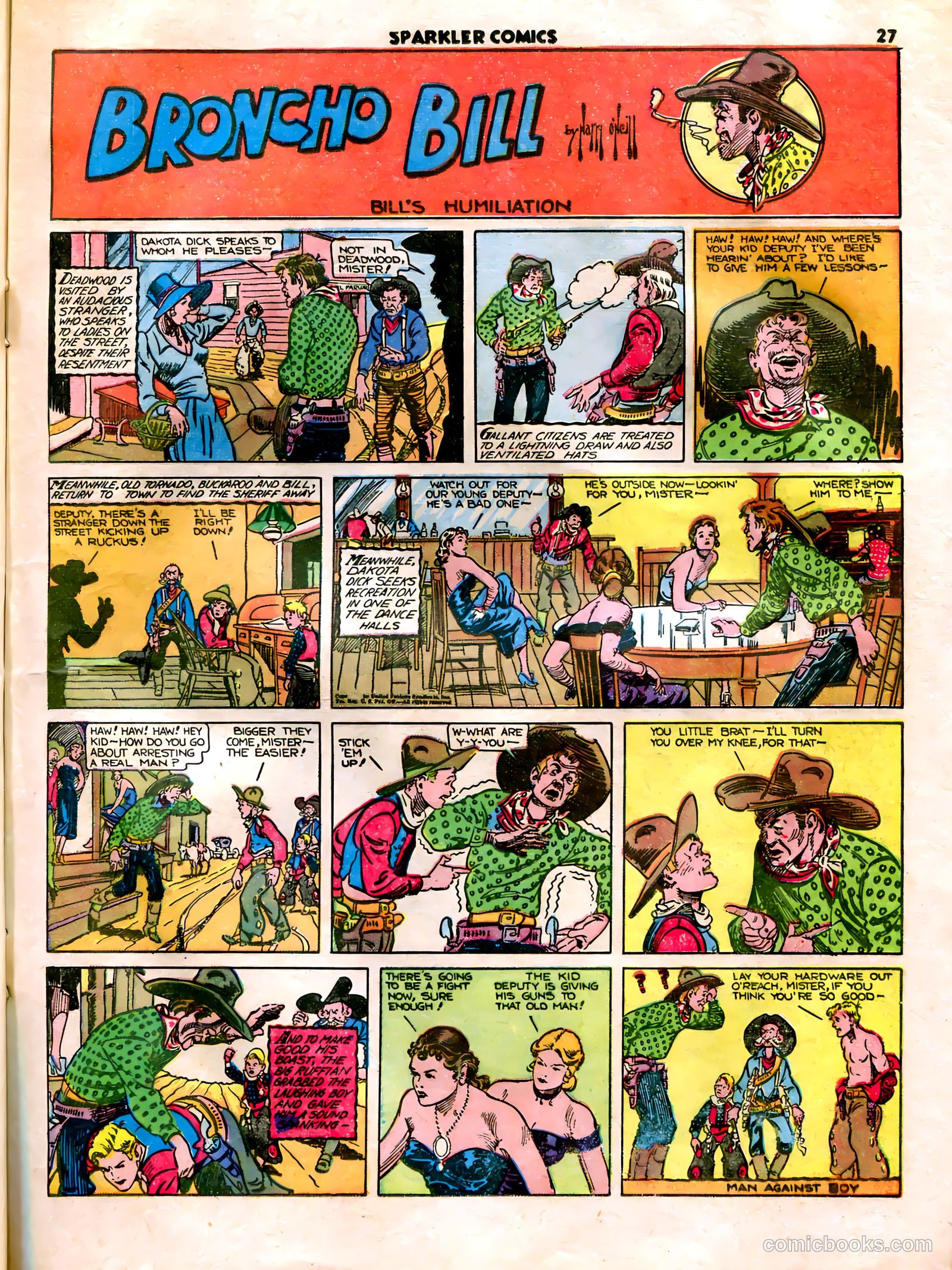 Sparkle Comics #13 (1950) — page 22 of 56