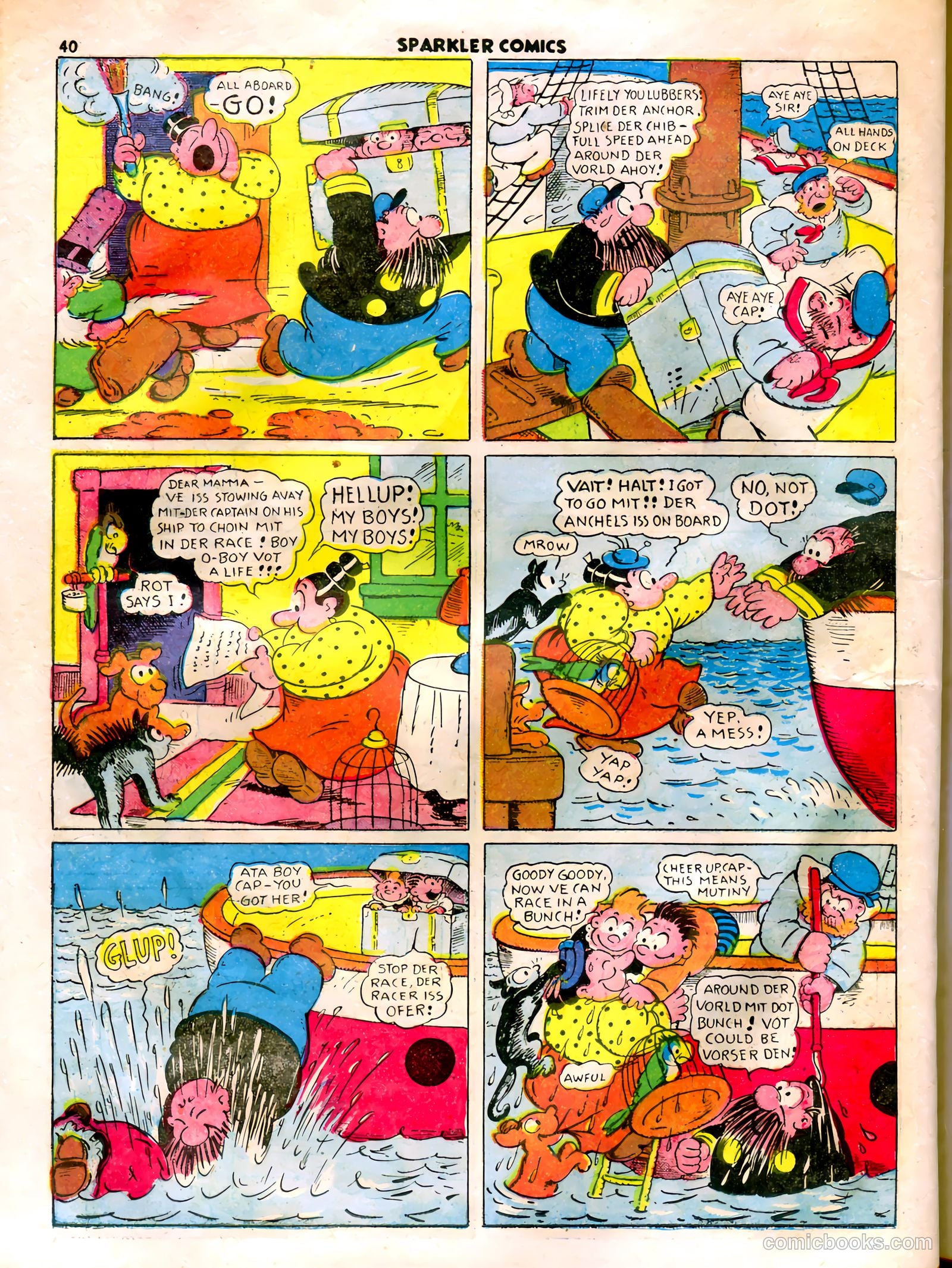 Sparkle Comics #13 (1950) — page 30 of 56