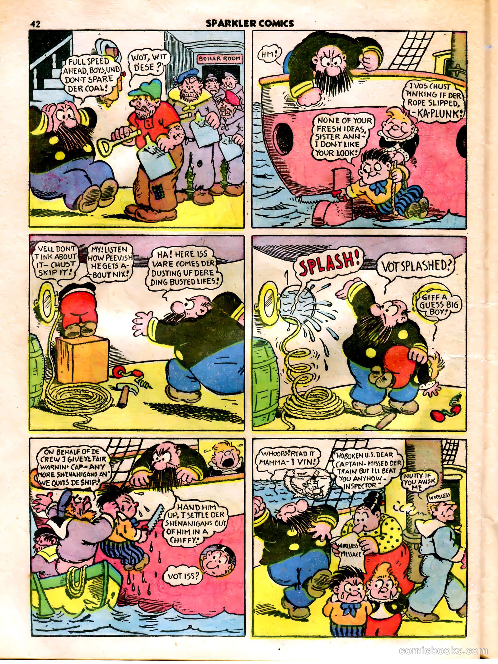 Sparkle Comics #13 (1950) — page 32 of 56