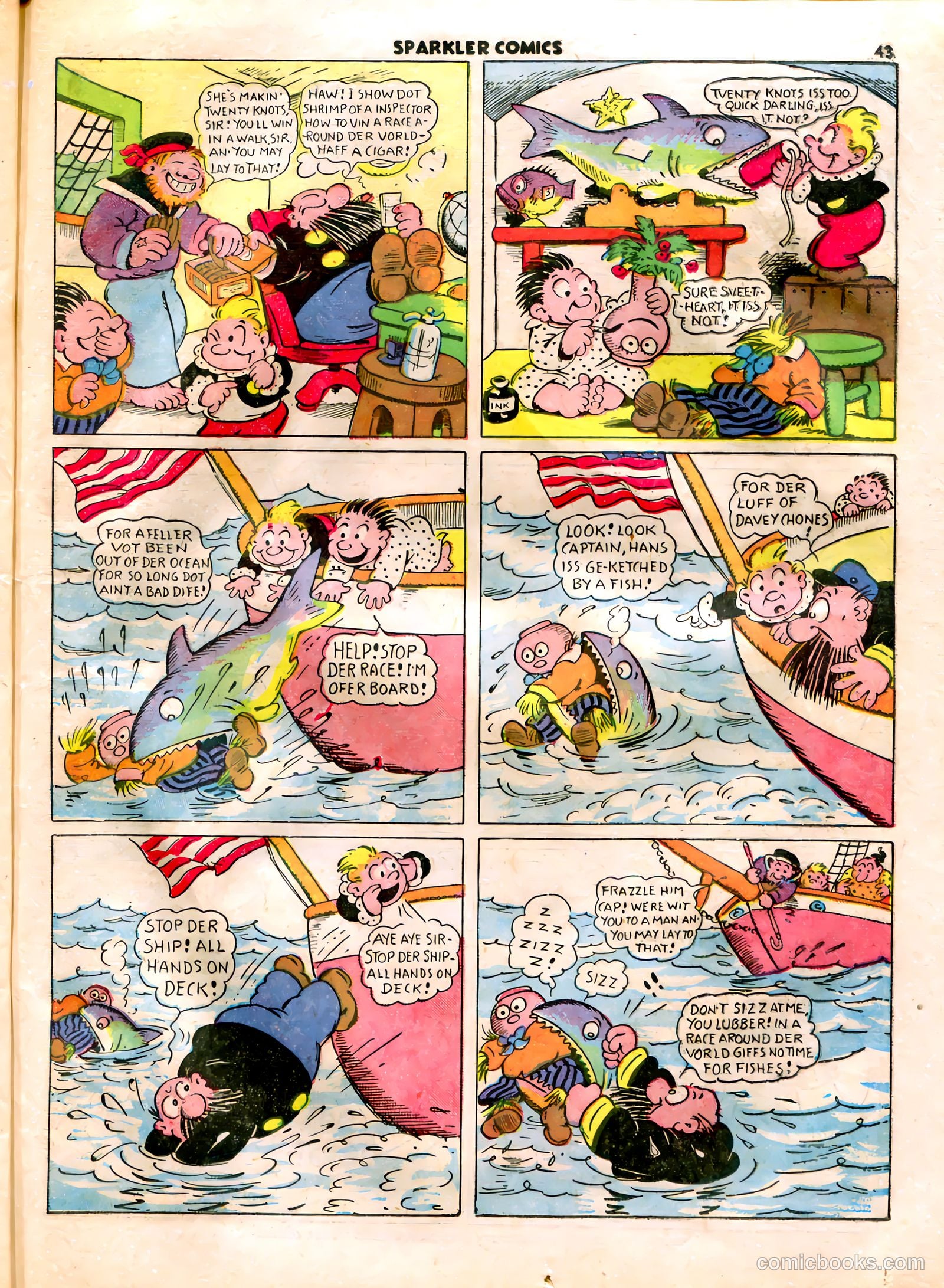 Sparkle Comics #13 (1950) — page 33 of 56