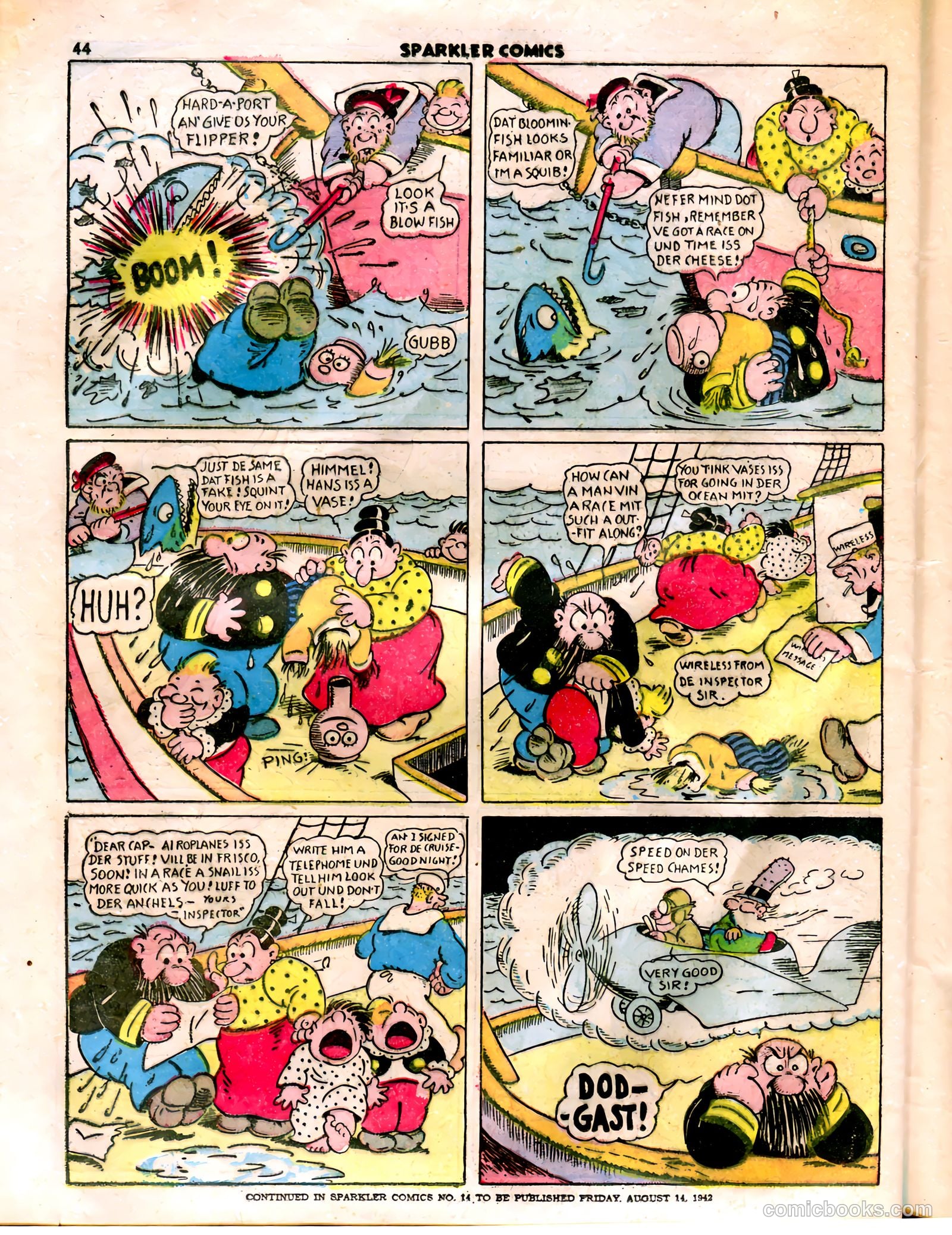 Sparkle Comics #13 (1950) — page 34 of 56
