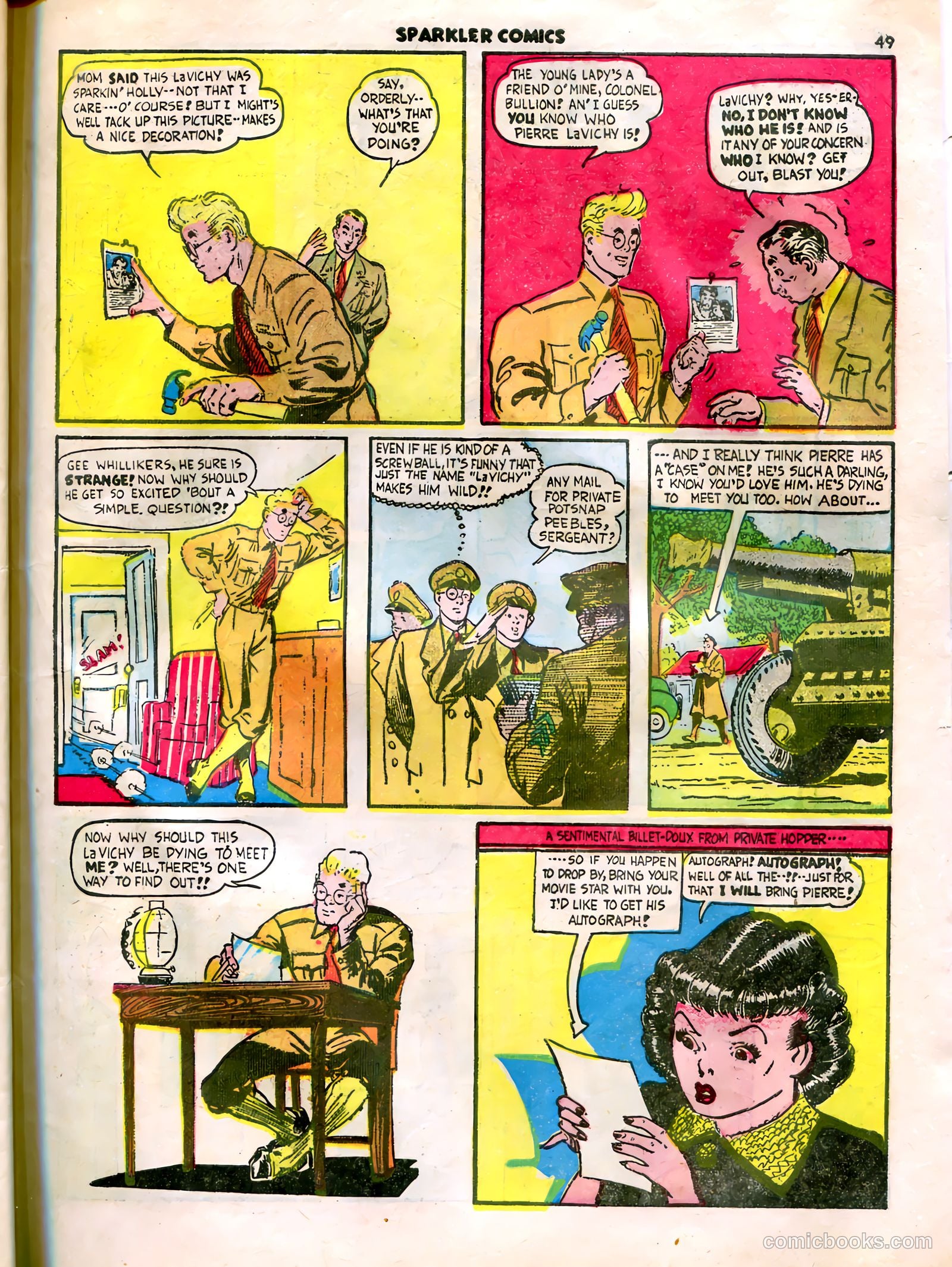 Sparkle Comics #13 (1950) — page 39 of 56
