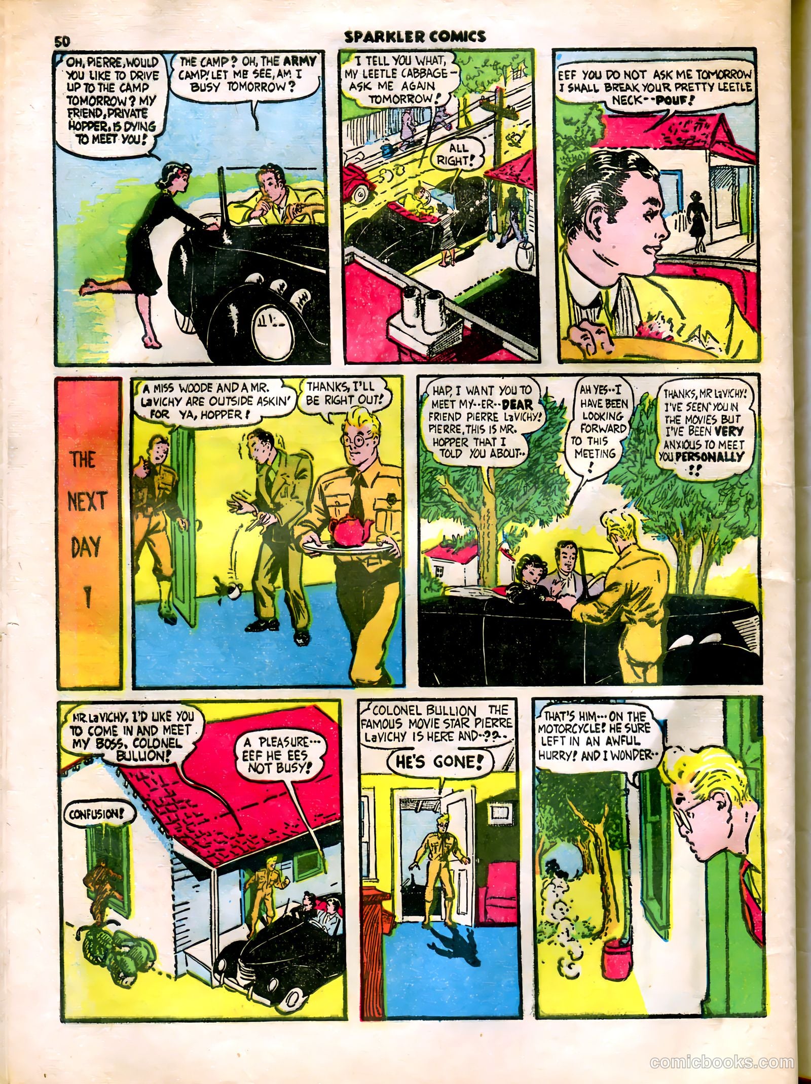 Sparkle Comics #13 (1950) — page 40 of 56