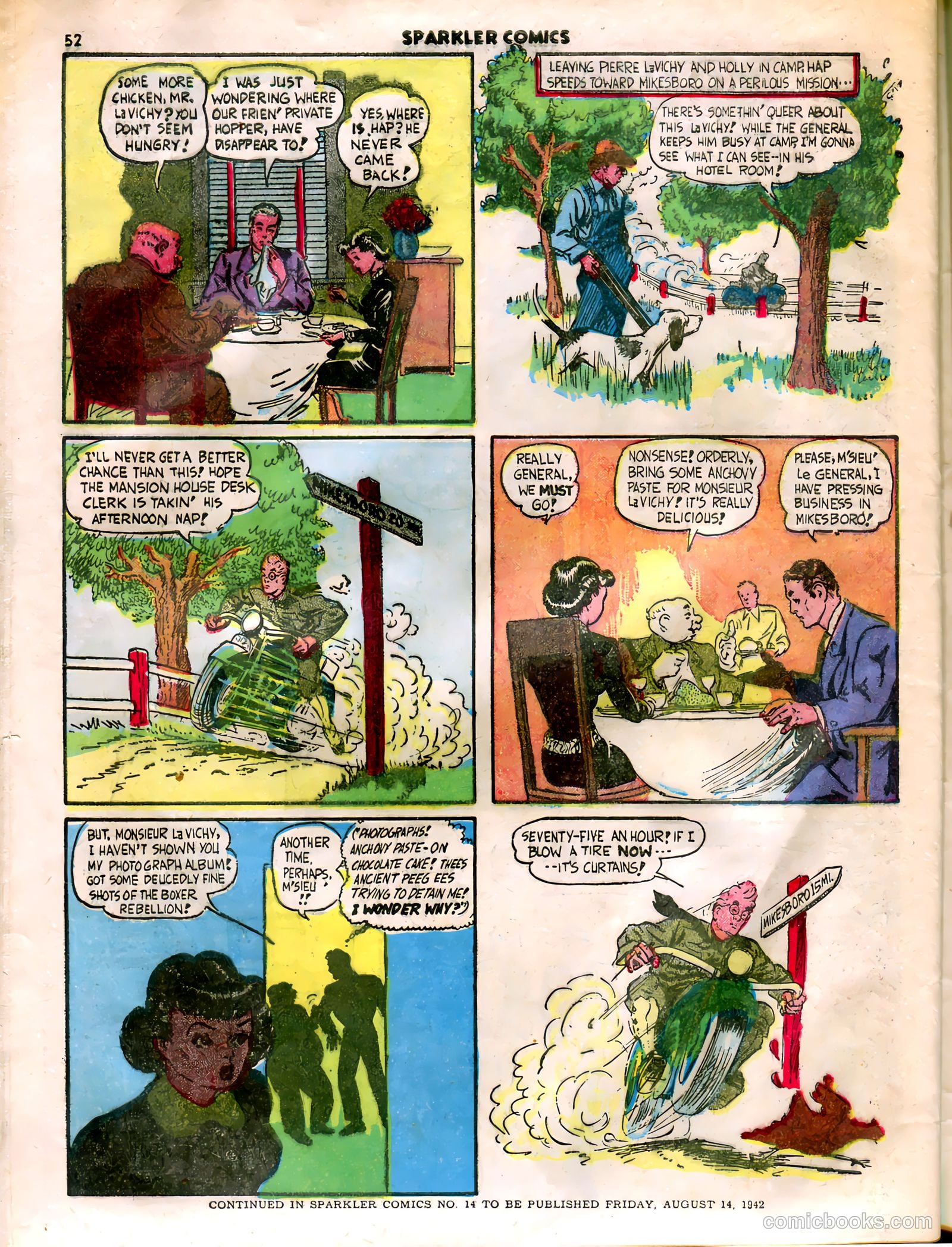 Sparkle Comics #13 (1950) — page 42 of 56